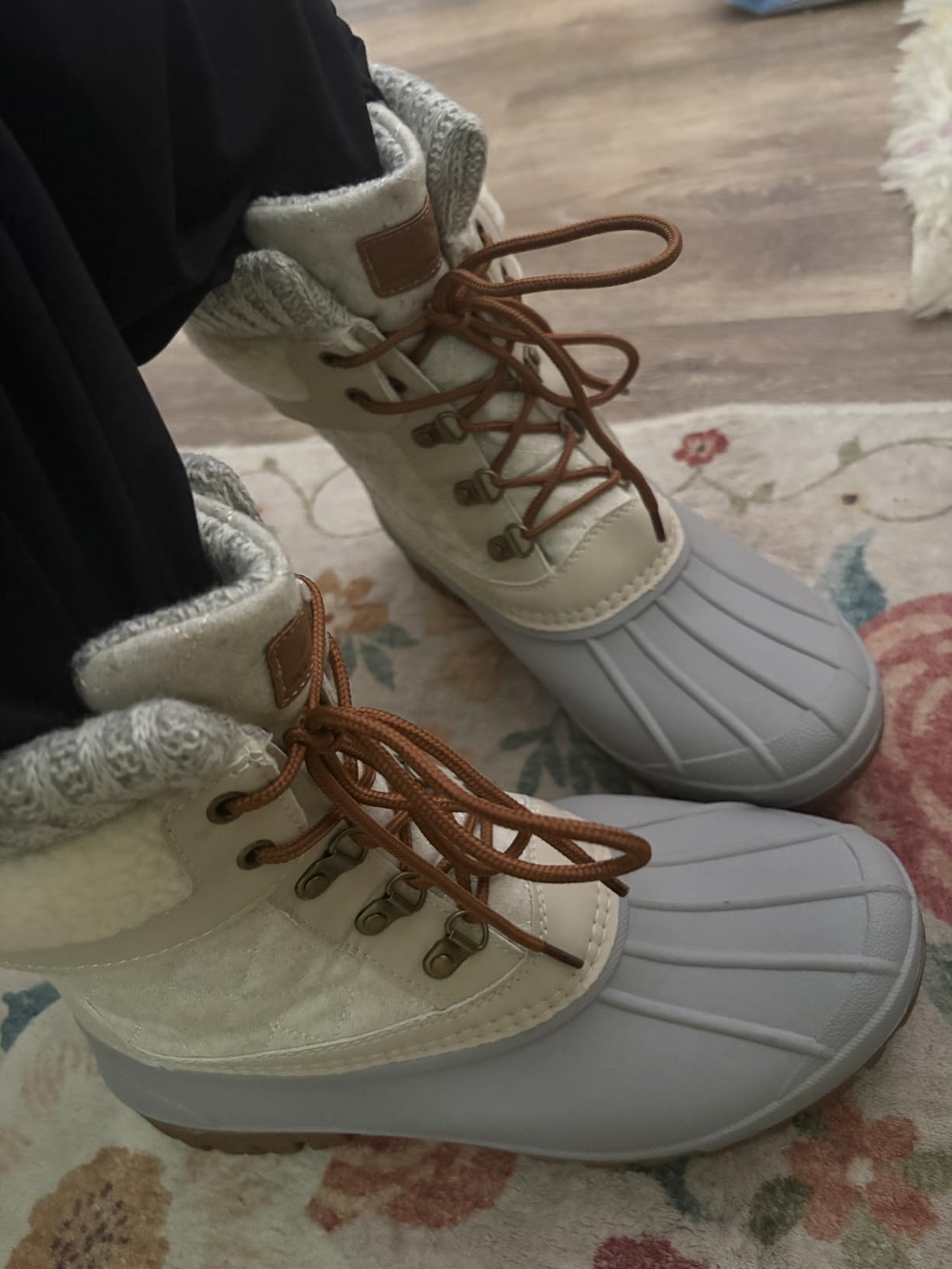 ALEADER Womens Winter Snow Boots | Waterproof Shell | Duck Boots customer photo 1
