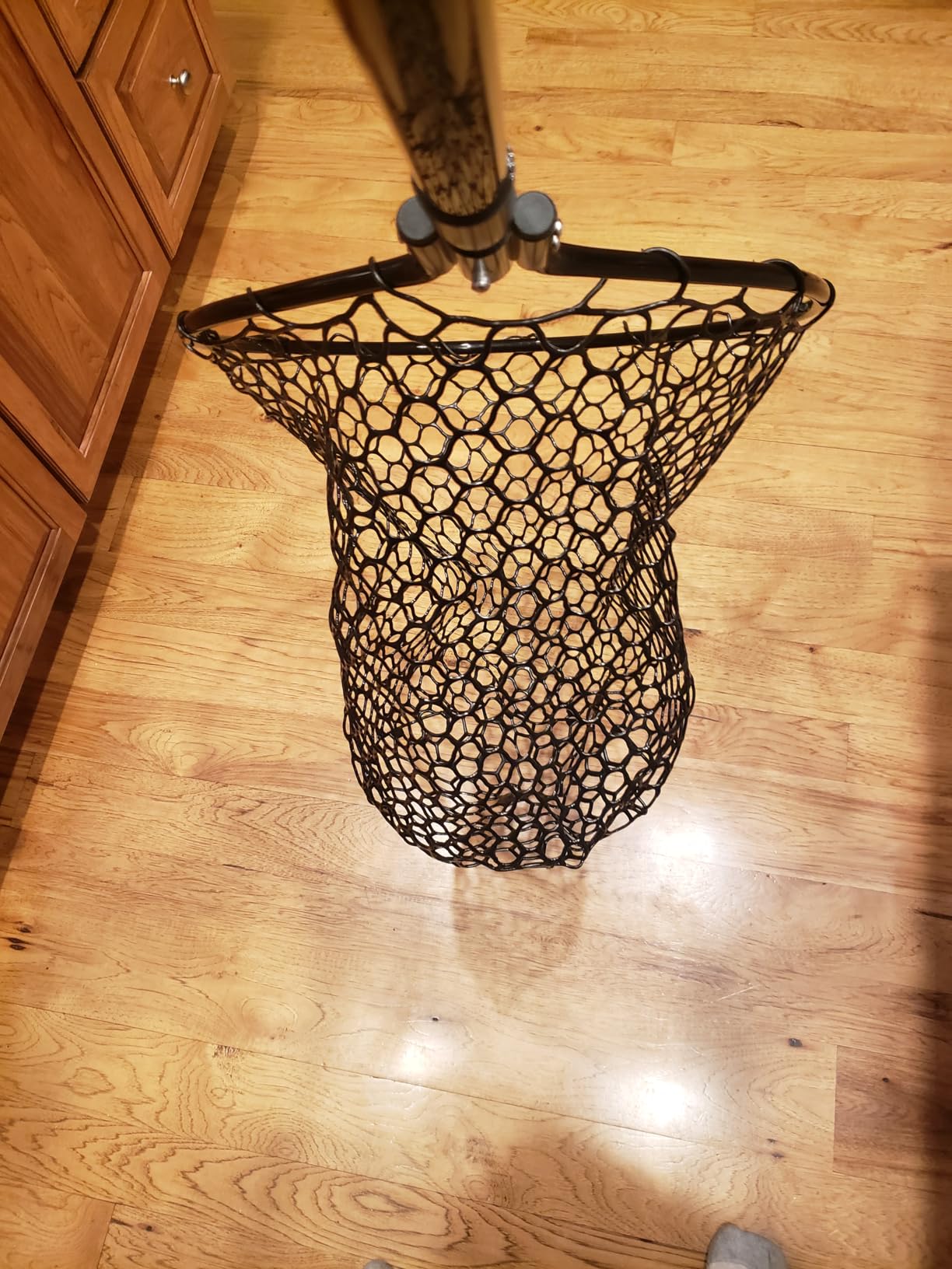 High Strength Large Landing Net - Rubber Fishing Net with Long Telescoping Handle & Soft Rubber Netting, Landing Nets for Fishing, Ideal for Boat, Pier, River Angling customer photo 1