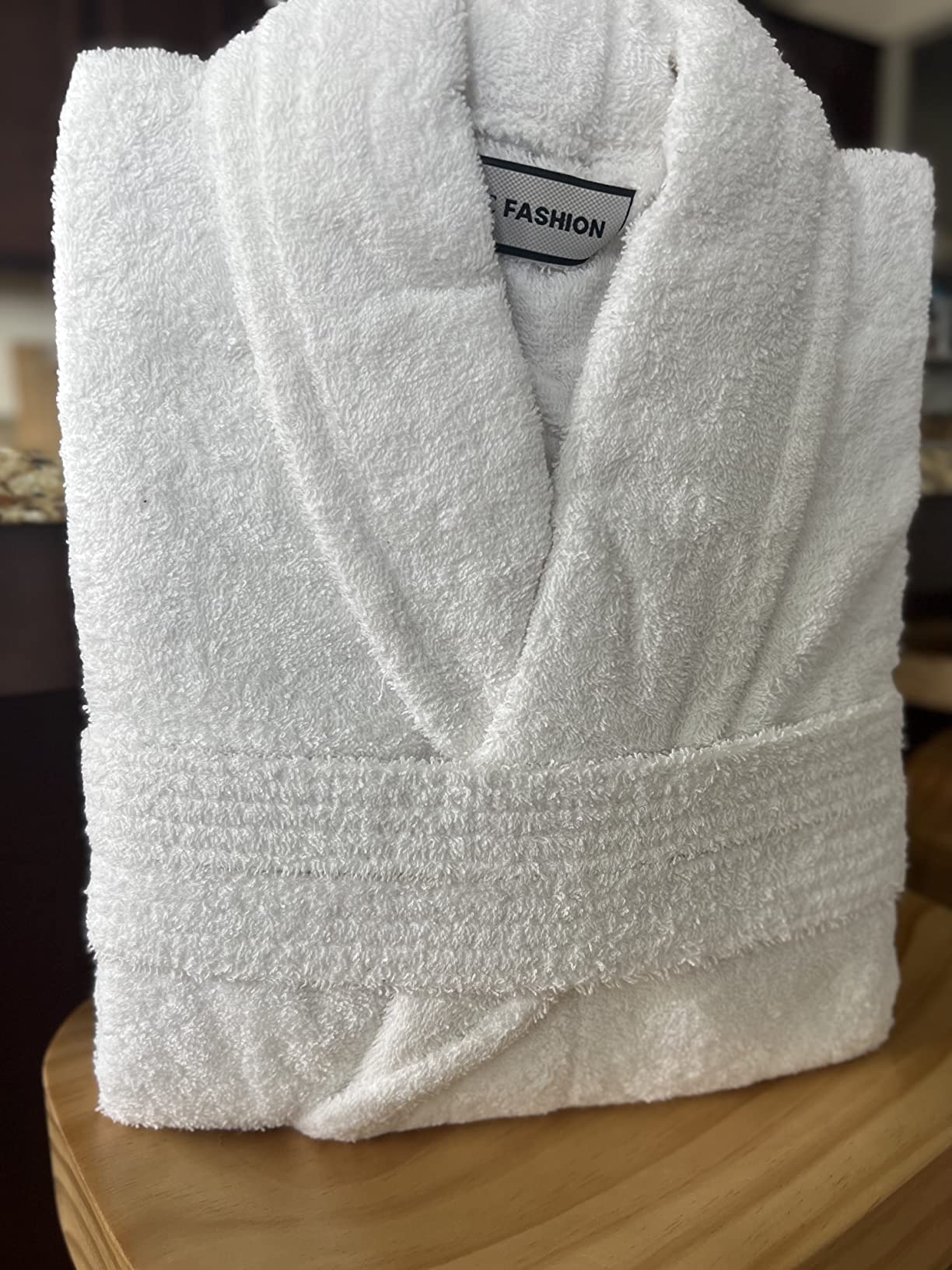 100% Cotton Shawl Collar Bathrobe for Women & Men - Terry Cloth, Lightweight Plush Long Spa & Hotel Luxury Robe customer photo 1