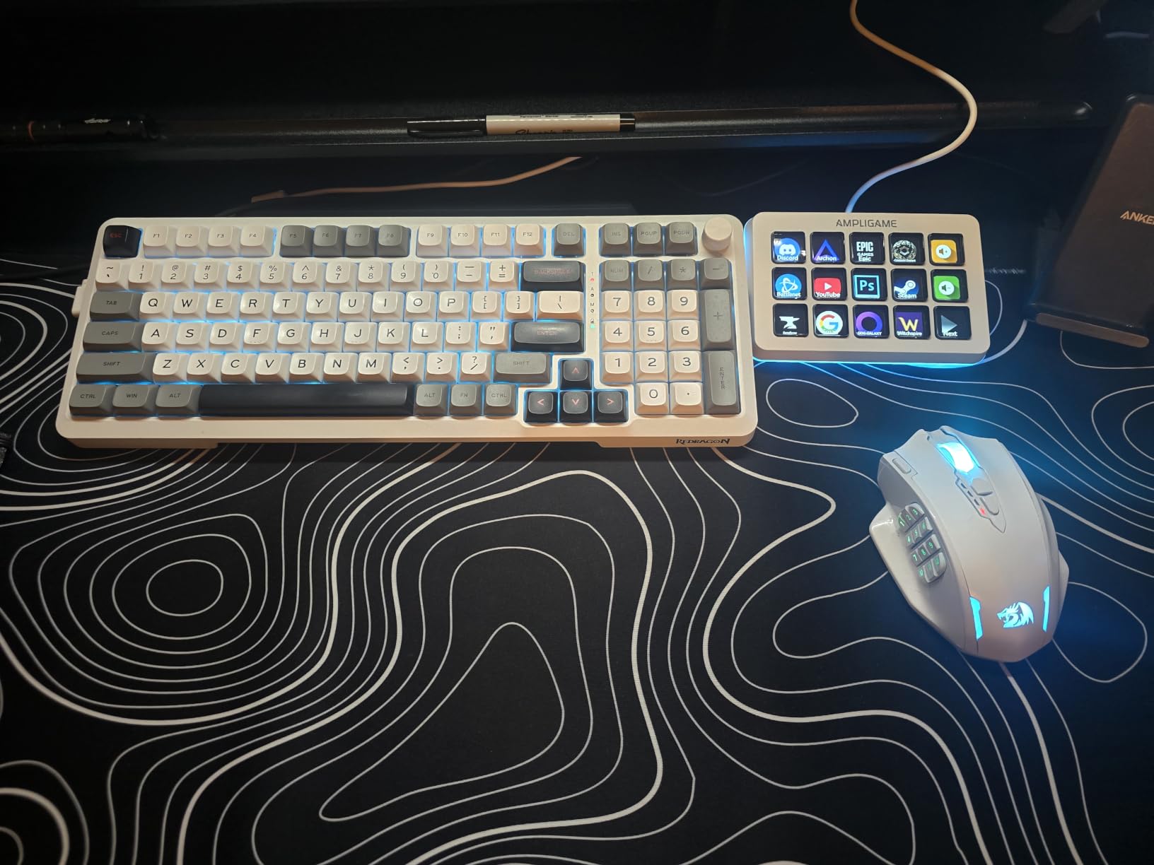FIFINE AmpliGame Stream Controller with 15 Macro Keys, Streaming Keyboard with Trigger Actions in OBS/Twitch/YouTube/Streamlabs, Shortcut Buttons Keypad Works with Mac and PC-D6 customer photo 1