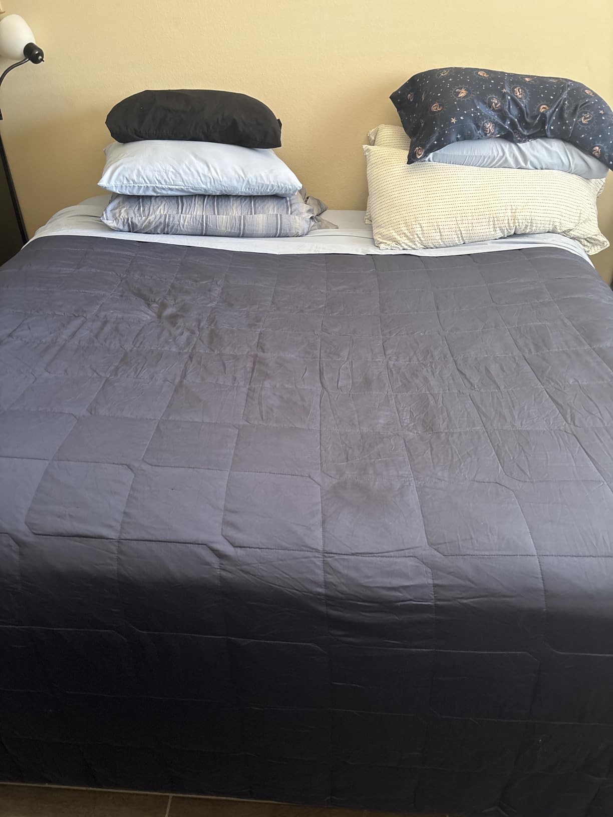 EP Mode Lightweight Quilt Blanket for Summer, Viscose from Bamboo Fabric & Filling, Natural, Breathable & Machine Washable- Sage Green, Queen customer photo 1