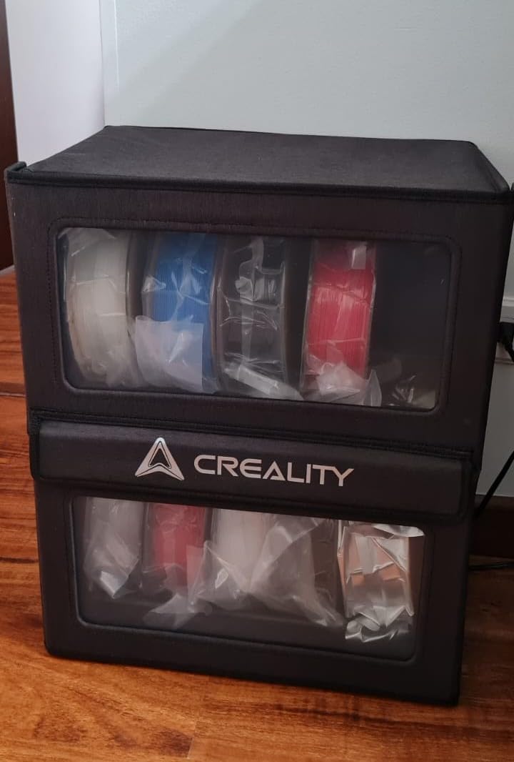 Creality Filament Storage Box, 3D Printer Filament Storage for 10KG, 3D Filament Dryer with Magnetic Closure, Moisture-Proof & Damp-Proof for PLA/PETG/ABS/TPU/UV Resin and More customer photo 1