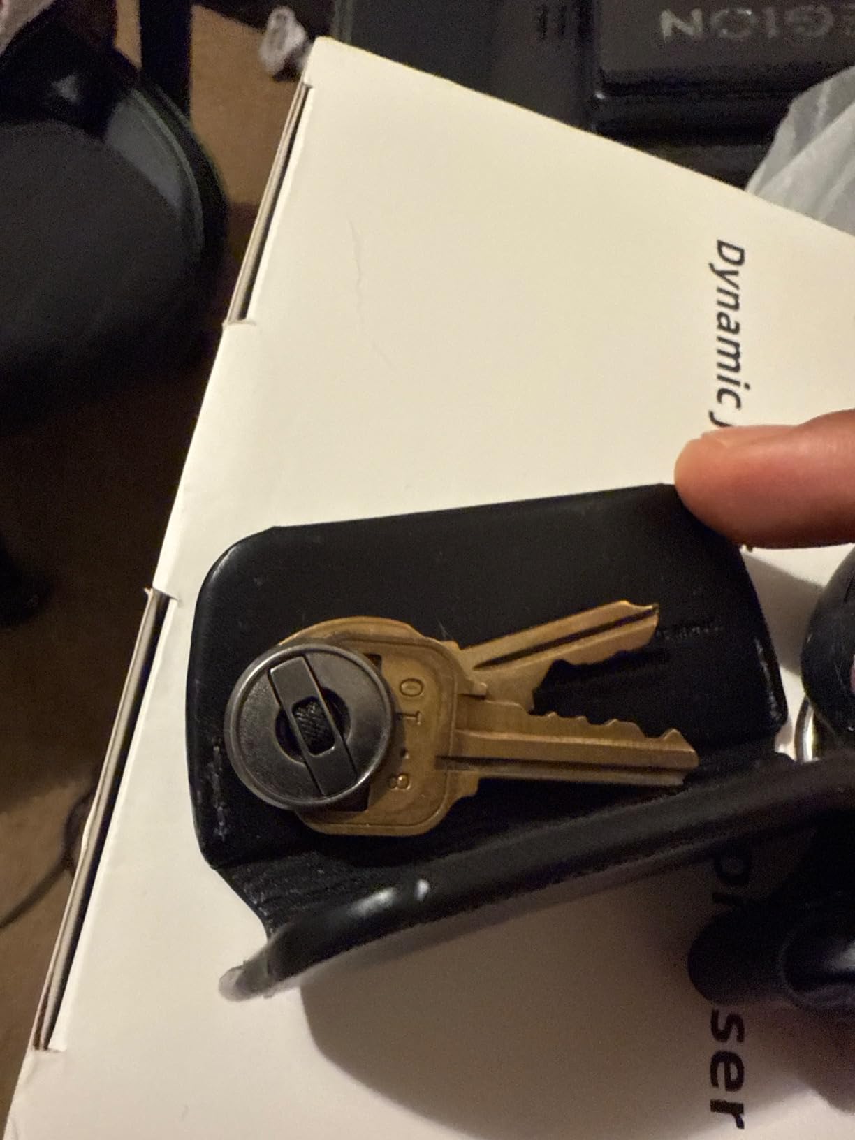Bellroy Key Cover - Third Edition (Leather Key Holder, Holds 2 - 4 Keys) - Navy customer photo 1