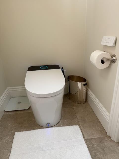HOROW T38 Artistic Smart Toilet, Bidet Toilet with Powerful Flush, Auto Open/Close Lid, Instant Warm Water, Elongated Heated Seat, Dryer, Night Light, Deodorization customer photo 1