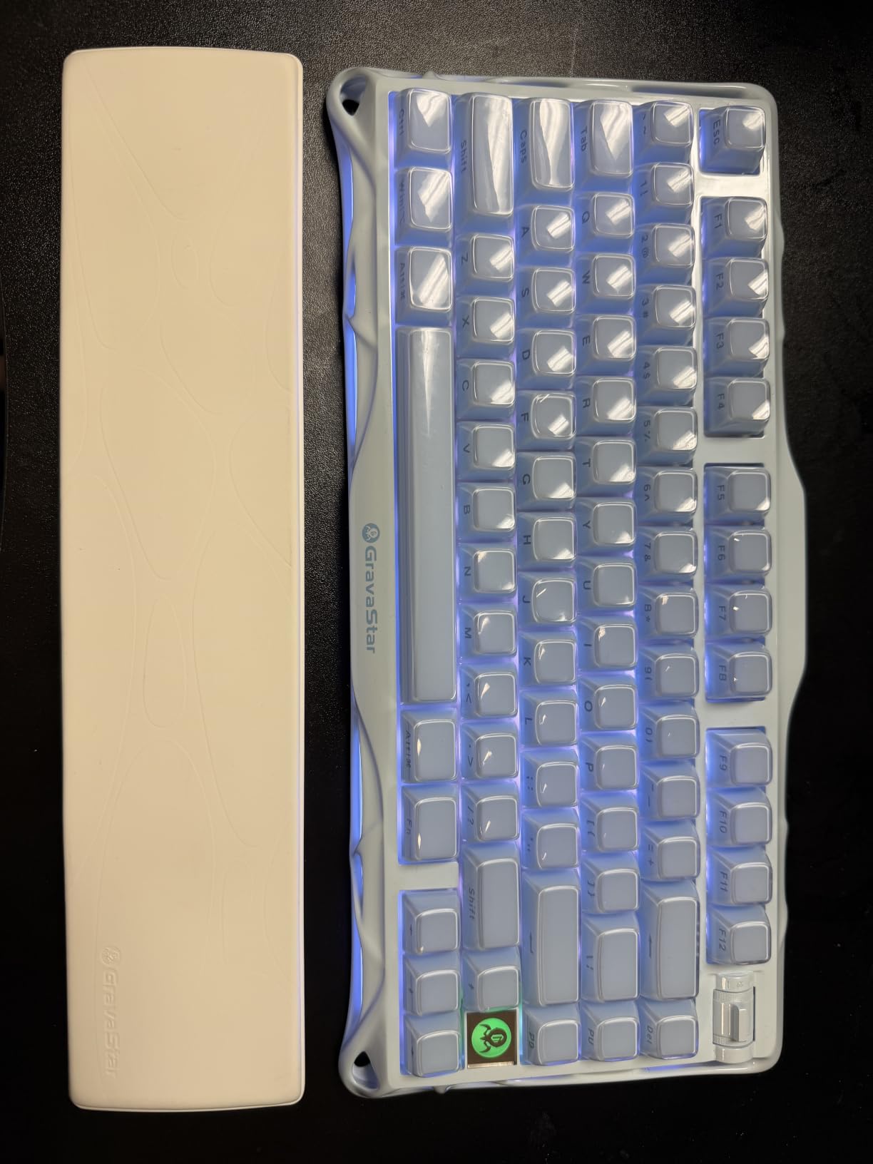 GravaStar Mercury K1 75% Wireless Mechanical Gaming Keyboard, Aluminum Alloy, Gasket Compact Custom Keyboard Hot-Swap Socket, Linear Switches, RGB Backlit customer photo 2