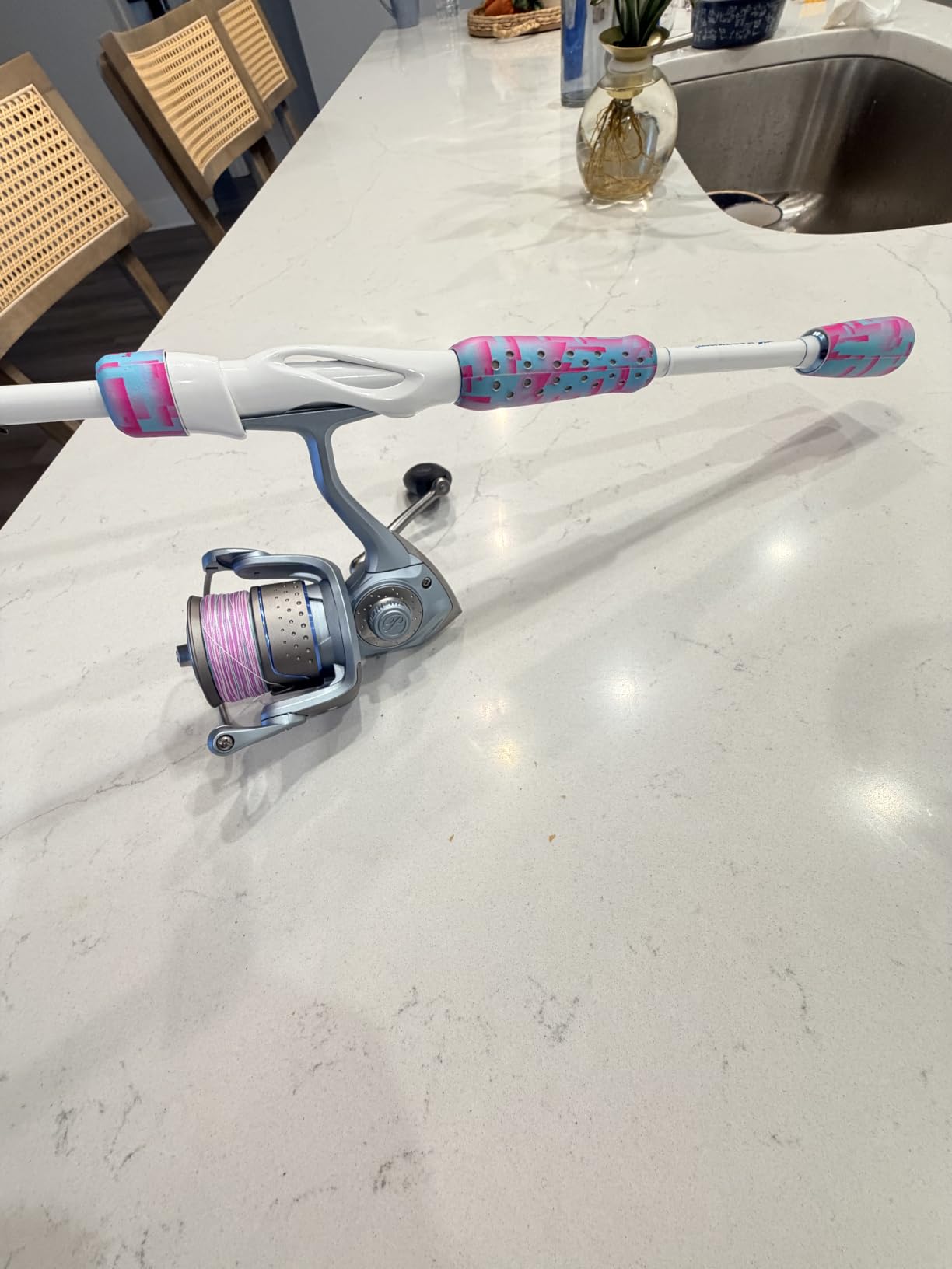 KastKing Centron Lite Twin Tip Rods, IM6 Graphite Blanks, Stainless Steel Guides with Ceramic Rings, Split or Full Rear EVA Handle Design customer photo 1