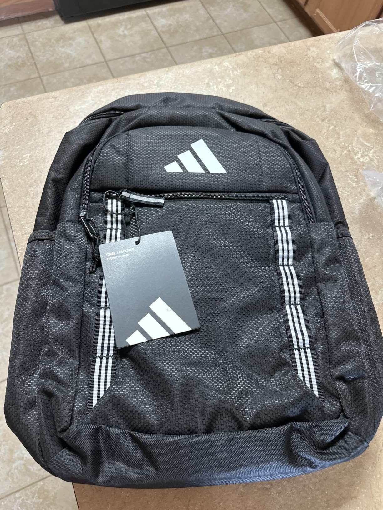 adidas Excel 6 Backpack | Padded 16-In. Laptop Sleeve, Multiple Organizer Pockets, Water-Bottle Pockets, LoadSpring Carry, School Gym & Travel Ready customer photo 1