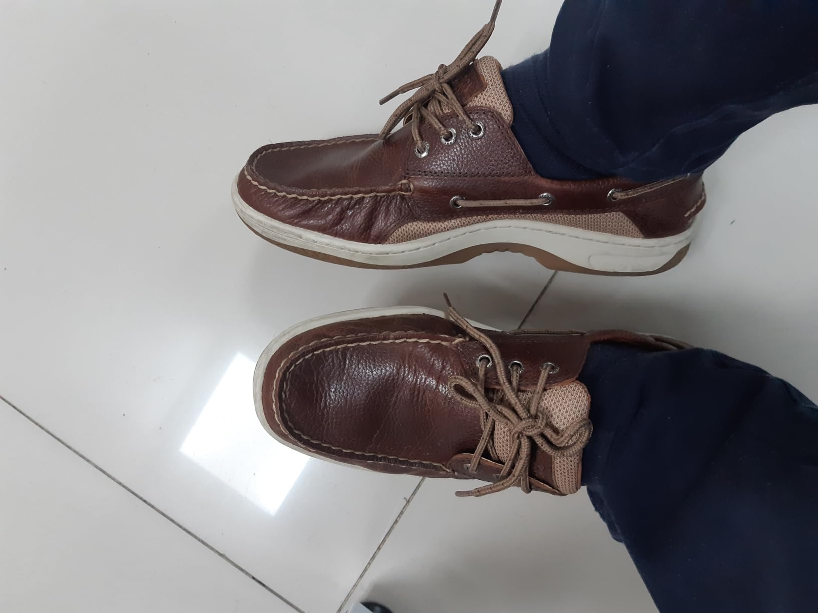 Men's Billfish 3-Eye Leather Boat Shoe customer photo 2