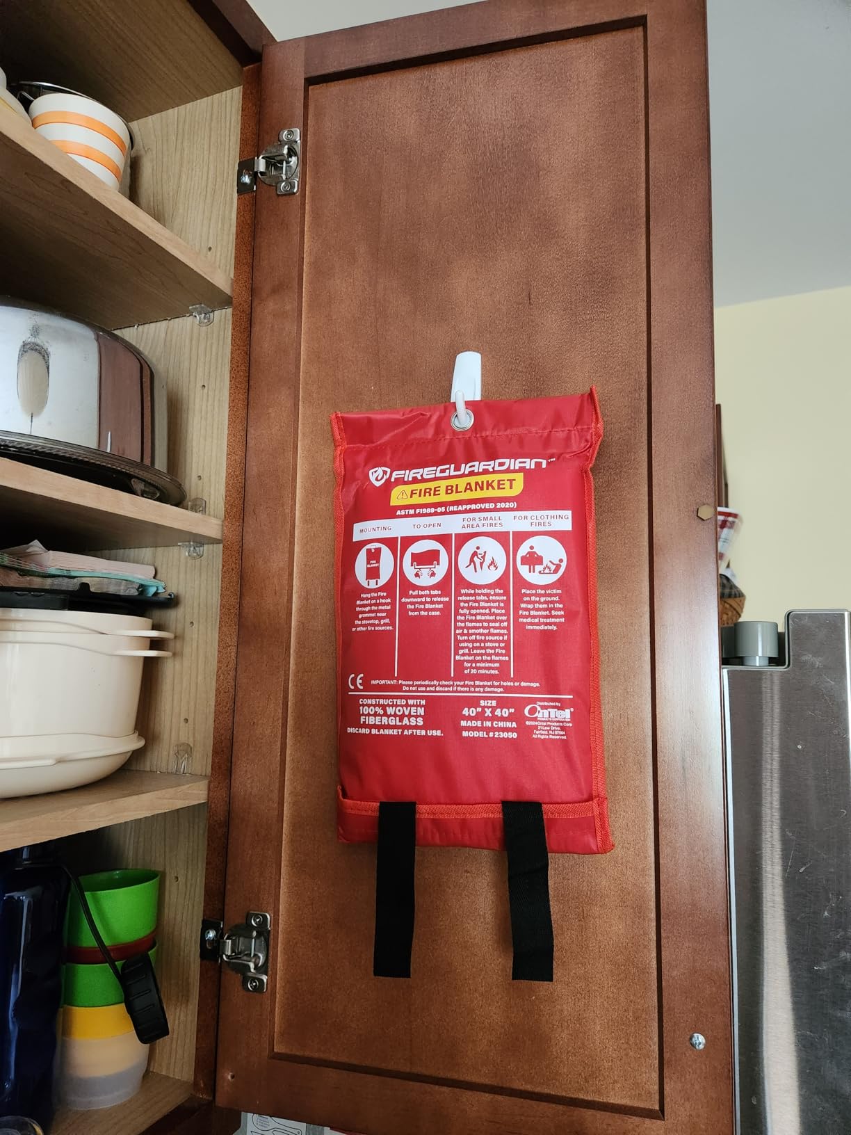 Fire Guardian Emergency Fire Blanket for Small Area Fires, 40