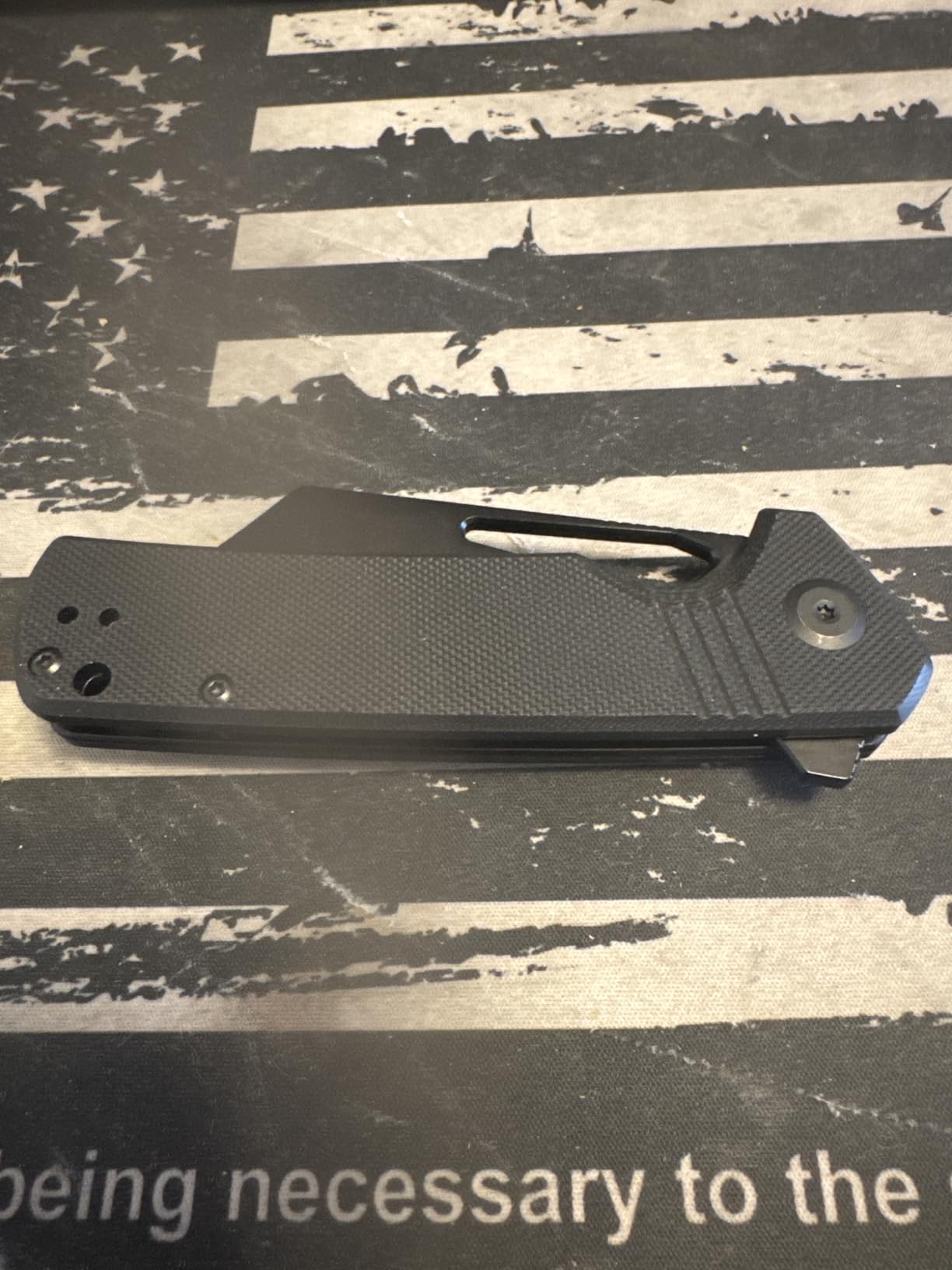 D2 Steel Pocket Folding Knife Cleaver - 3.54