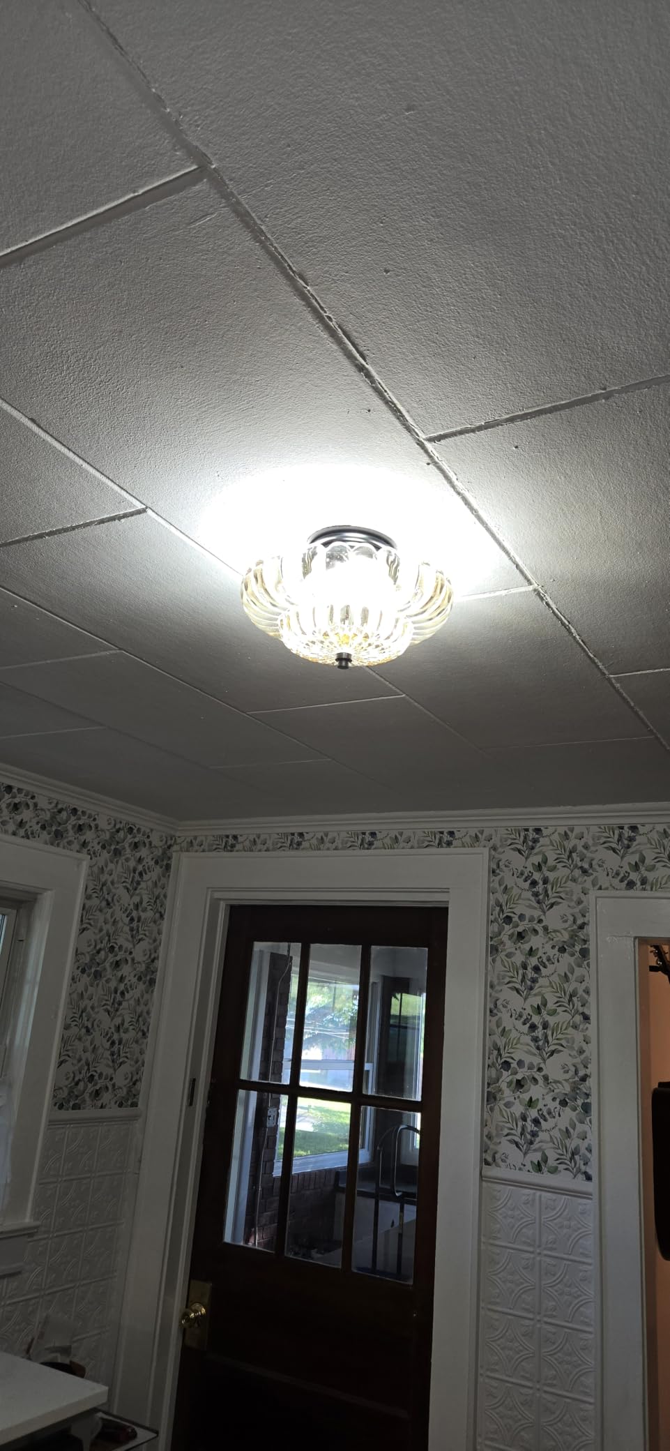 Semi Flush Mount Ceiling Light Fixture 11.8