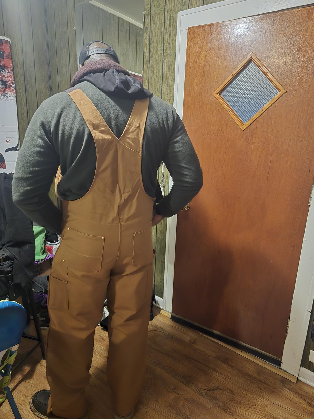 Carhartt Men's Firm Duck Insulated Bib Overall customer photo 2