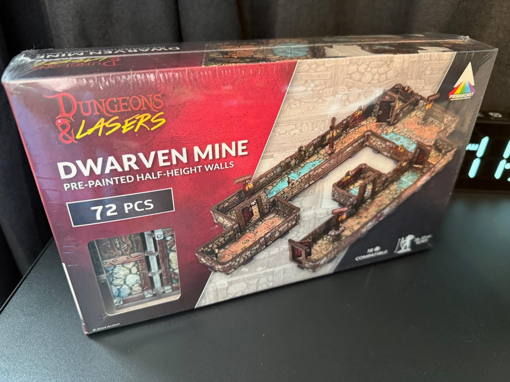Dungeons & Lasers Prepainted Terrain Sets for DND and Tabletop RPG Games - 5E Compatible - Modular Design (Halls of Ancestors) customer photo 1