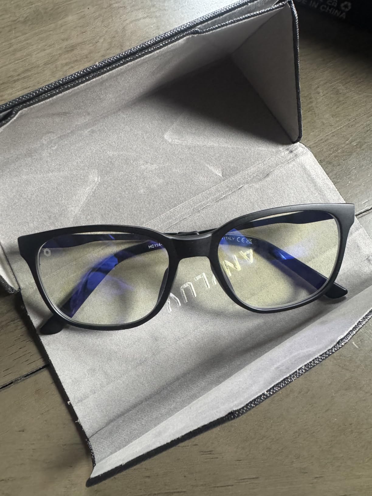 Blue Light Glasses for Men, Lightweight Computer Gaming Glasses, Stylish Anti Eyestrain Blue Light Blocking Men customer photo 1