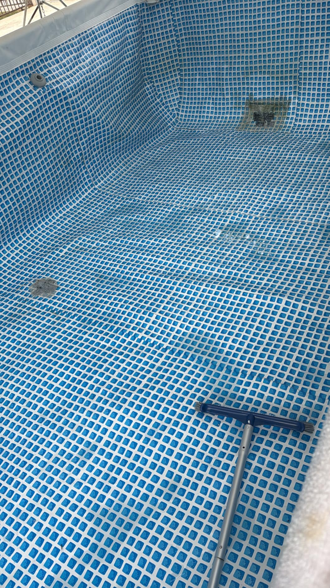 POOLAZA 3-in-1 Pool Cleaning Kit with Skimmer Net, Pool Brush & 10.5 Ft Pole | 3-in-1 Set Includes Fine Mesh Deep Net, 17.5