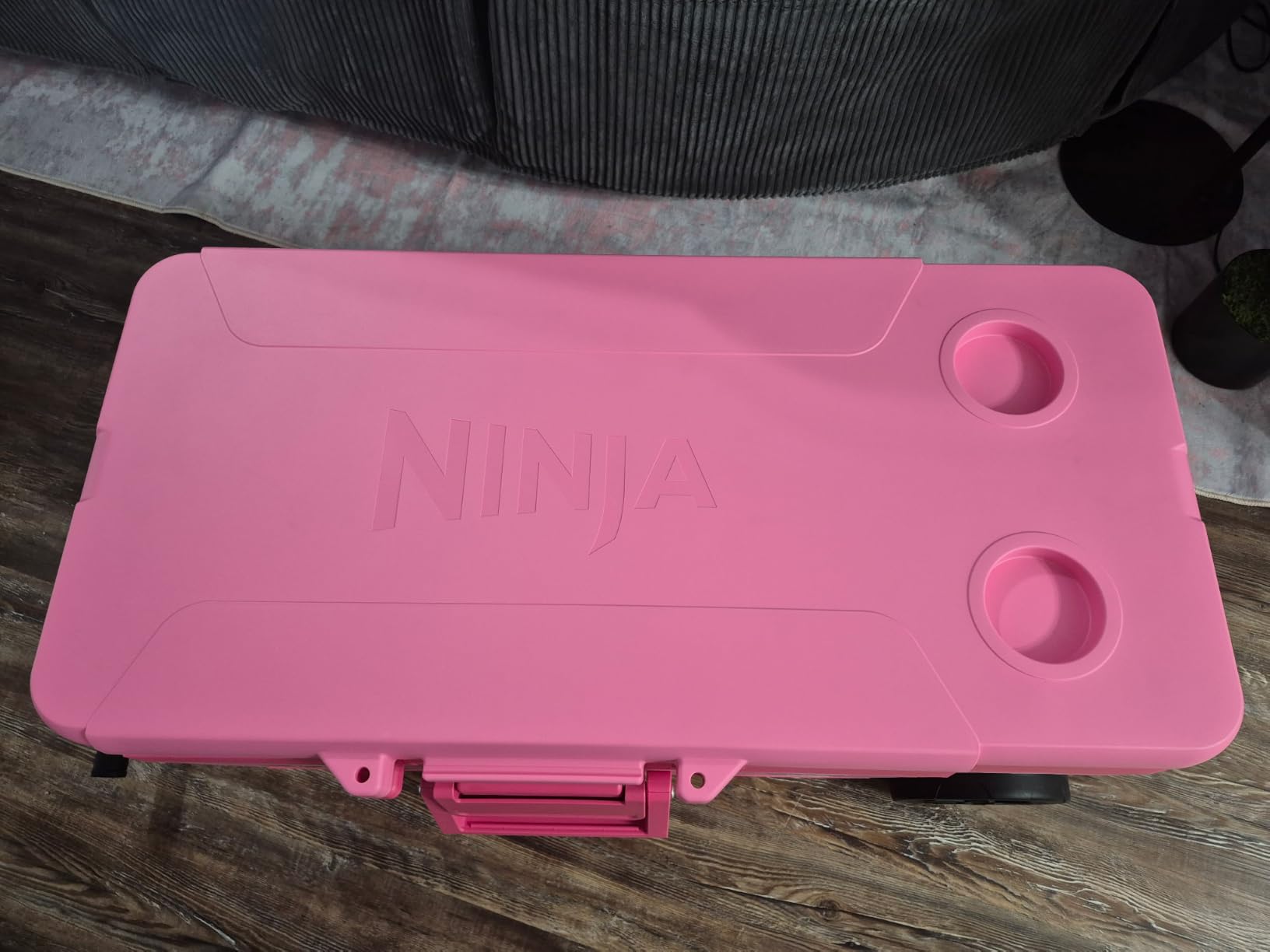 Ninja | Cooler | FrostVault 45QT Cooler with Wheels | Insulated with Temp Dry Storage Drawer | Keeps Ice Cold for Days | for the Beach, Camping, Picnics & More | Lakeshore Blue | FB245BL customer photo 2