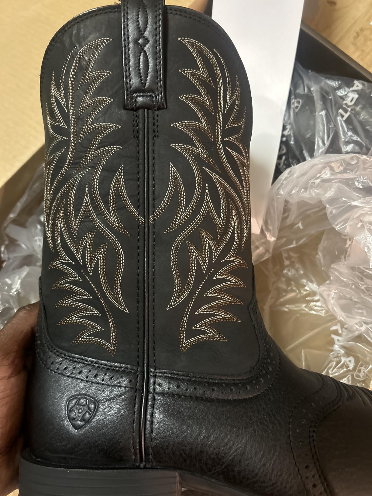Ariat Men's Sport Western Wide Square Toe Cowboy Boot customer photo 1