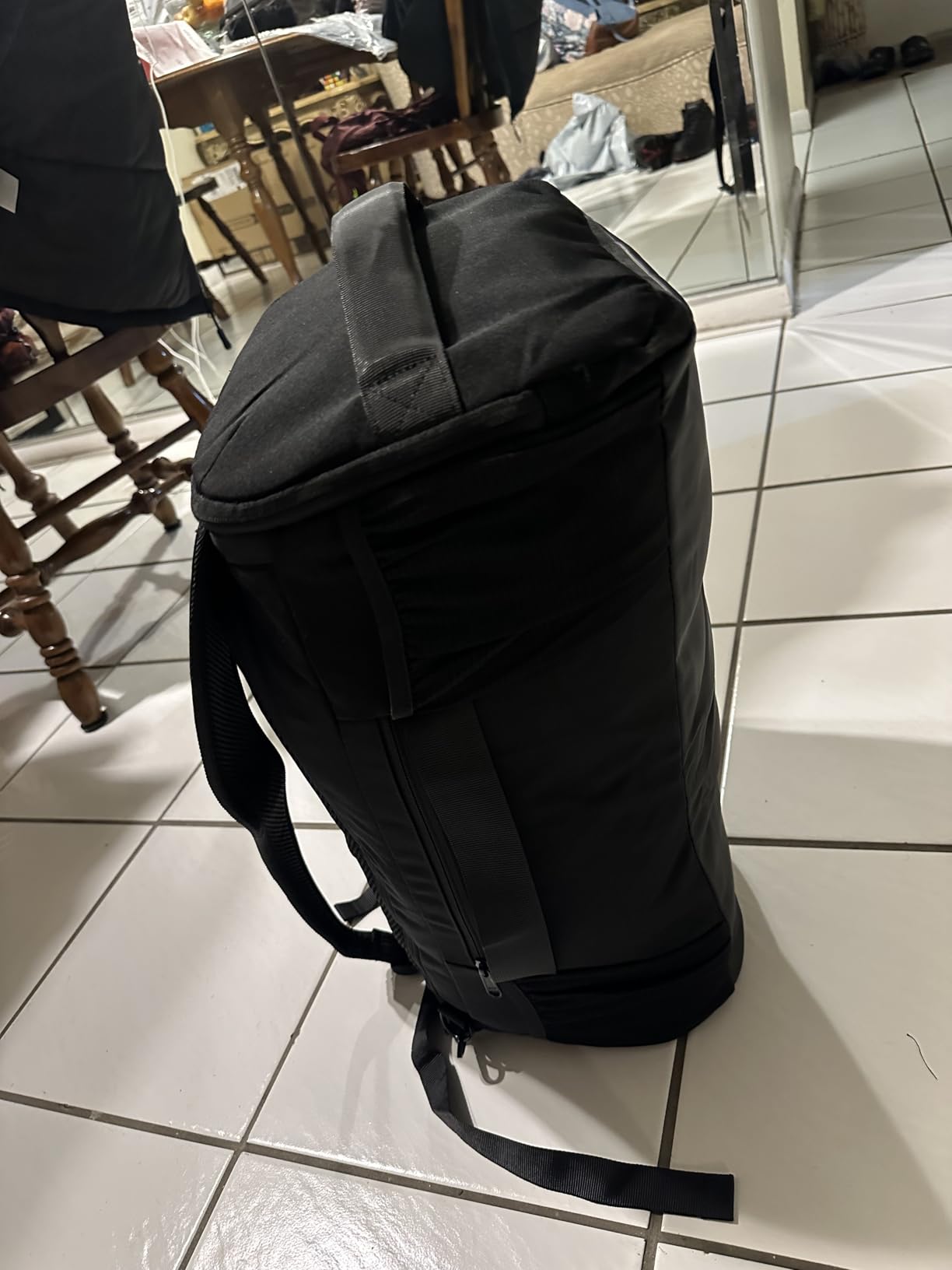 MIYCOO Gym Bag with Shoes Compartment, Duffle Bag, Backpack with Wet Pocket | 3-Way Carry Travel Backpack, Sports Backpack for Men Women, Weekender Overnight Bag for Gym Travel Sports - Black customer photo 2