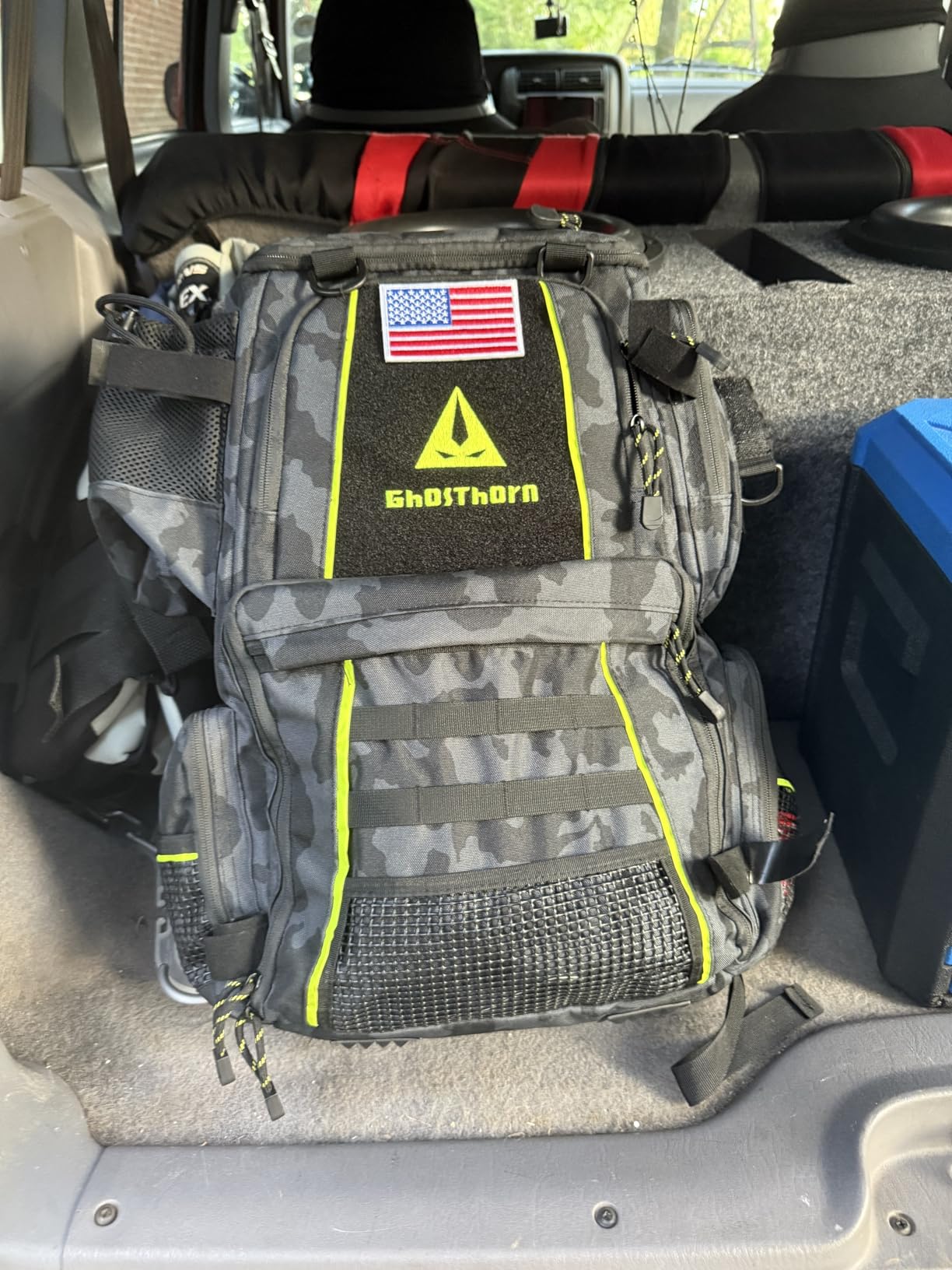 Ghosthorn Fishing Tackle Backpack with 4 3600 Tackle Boxes Rod Holder Outdoor 43L Large Bag with Detachable Waist Bag Storage Fishing Gear and Equipment Waterproof customer photo 2