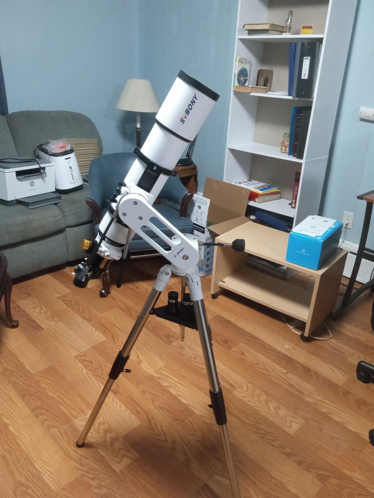 SVBONY SV225T Astronomical Telescope Tripod, Extendable Aluminum Tripod, Compatible with SV225 Series Alt-Azimuth Mounts customer photo 1