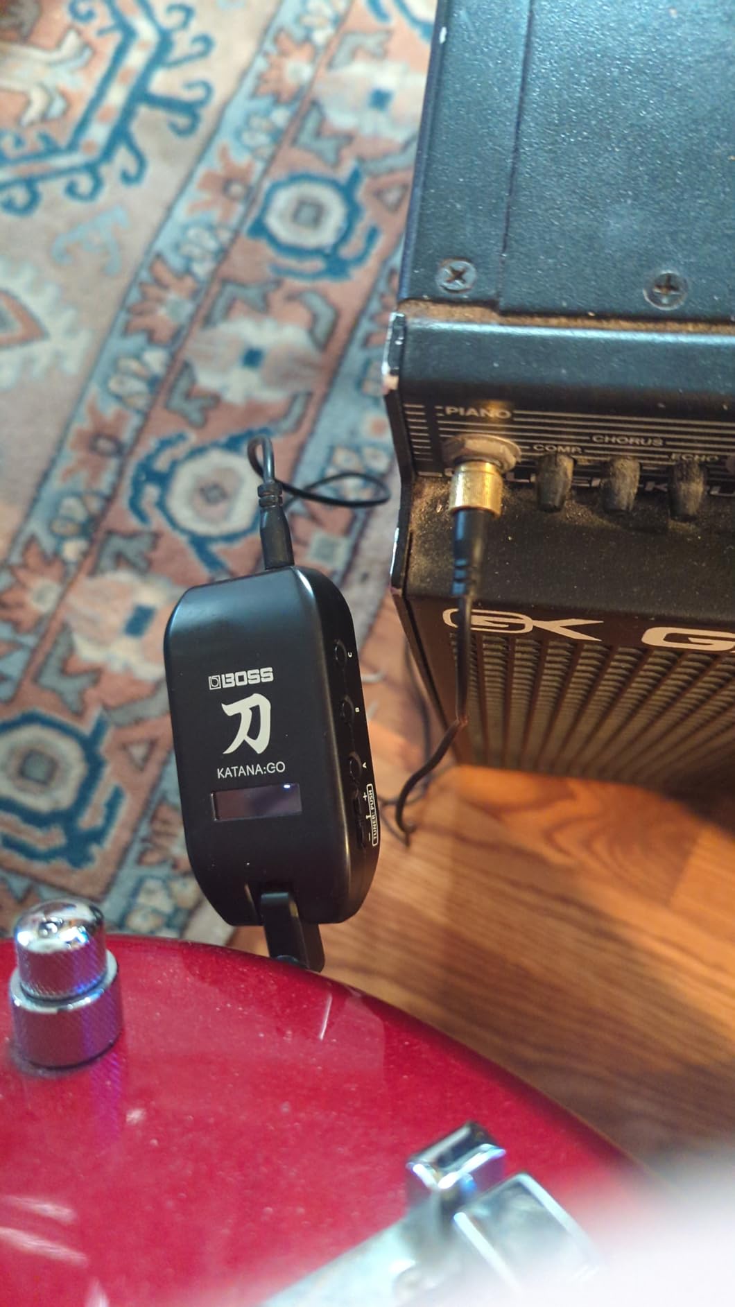 BOSS KATANA:GO | Personal Headphone Amplifier for Guitar & Bass | Ready-To-Play Sounds from Stage-Class Katana Amps | Advanced Spatial Technology | Edit Tones & Stream Backing Music via Bluetooth customer photo 1
