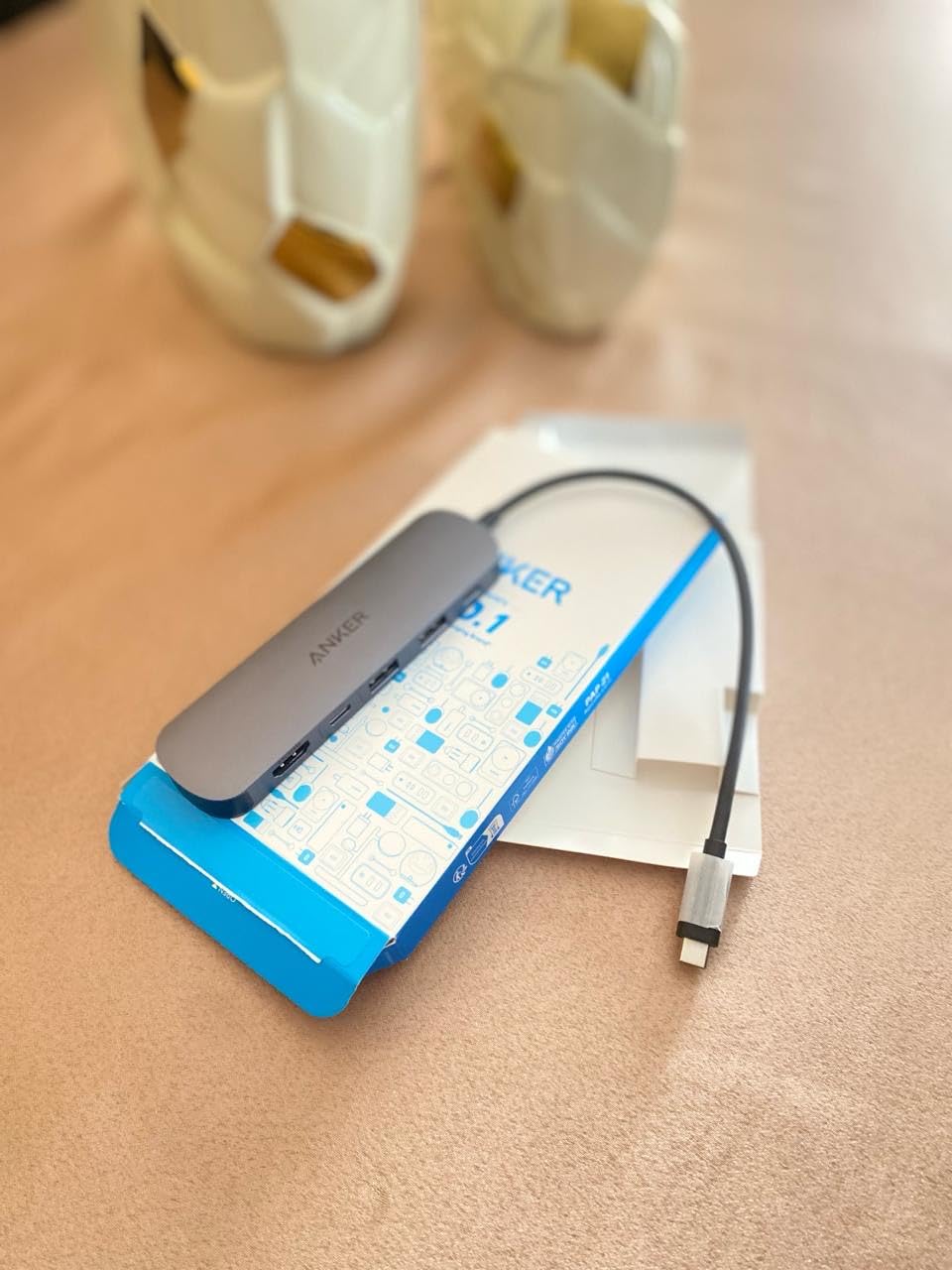 Anker USB C Hub, 7-in-1 Multi-Port USB Adapter for Laptop/Mac, 4K@60Hz USB C to HDMI Splitter, 85W Max PD, 2 USB 3.0 & 1 USBC Data Ports, SD/TF Card Reader, for Type C Devices (Charger Not Included) customer photo 1
