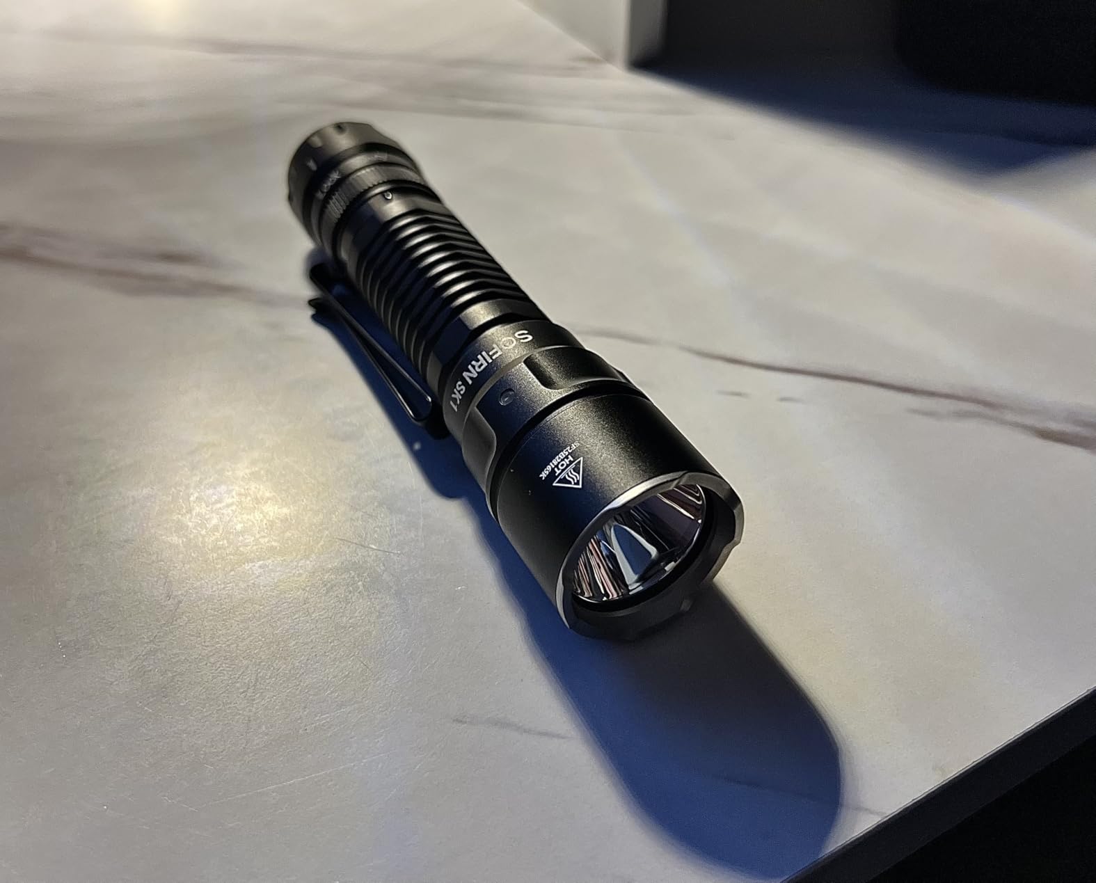 Sofirn SK1 Tactical Long Throw Flashlight, 1571 FT Distance, USB-C Rechargeable Flash Light with IP68 Waterproof, Rotary Switch Adjusts Tactical, Lockout and Duty Modes for Emergencies Rescue Search customer photo 2