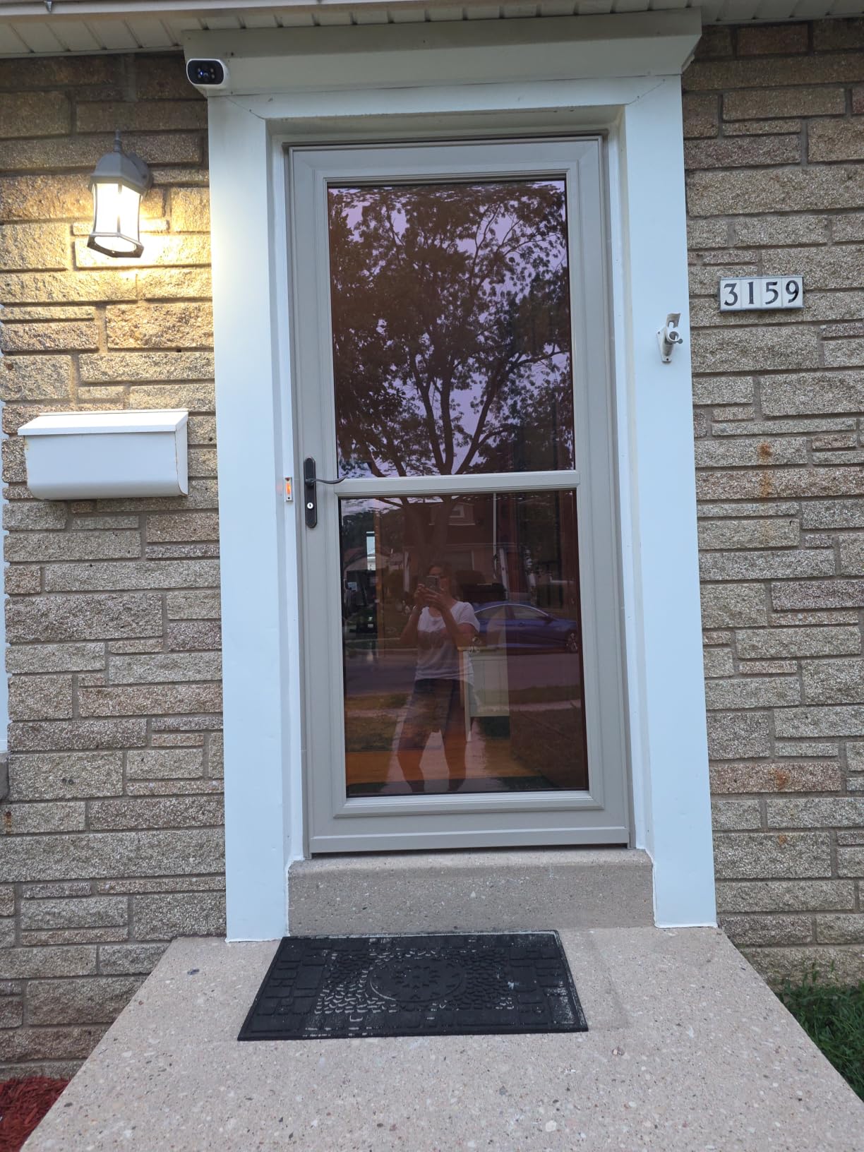 LARSON 80 Split Fullview with Low-E Glass 32-in. White Storm Door customer photo 1