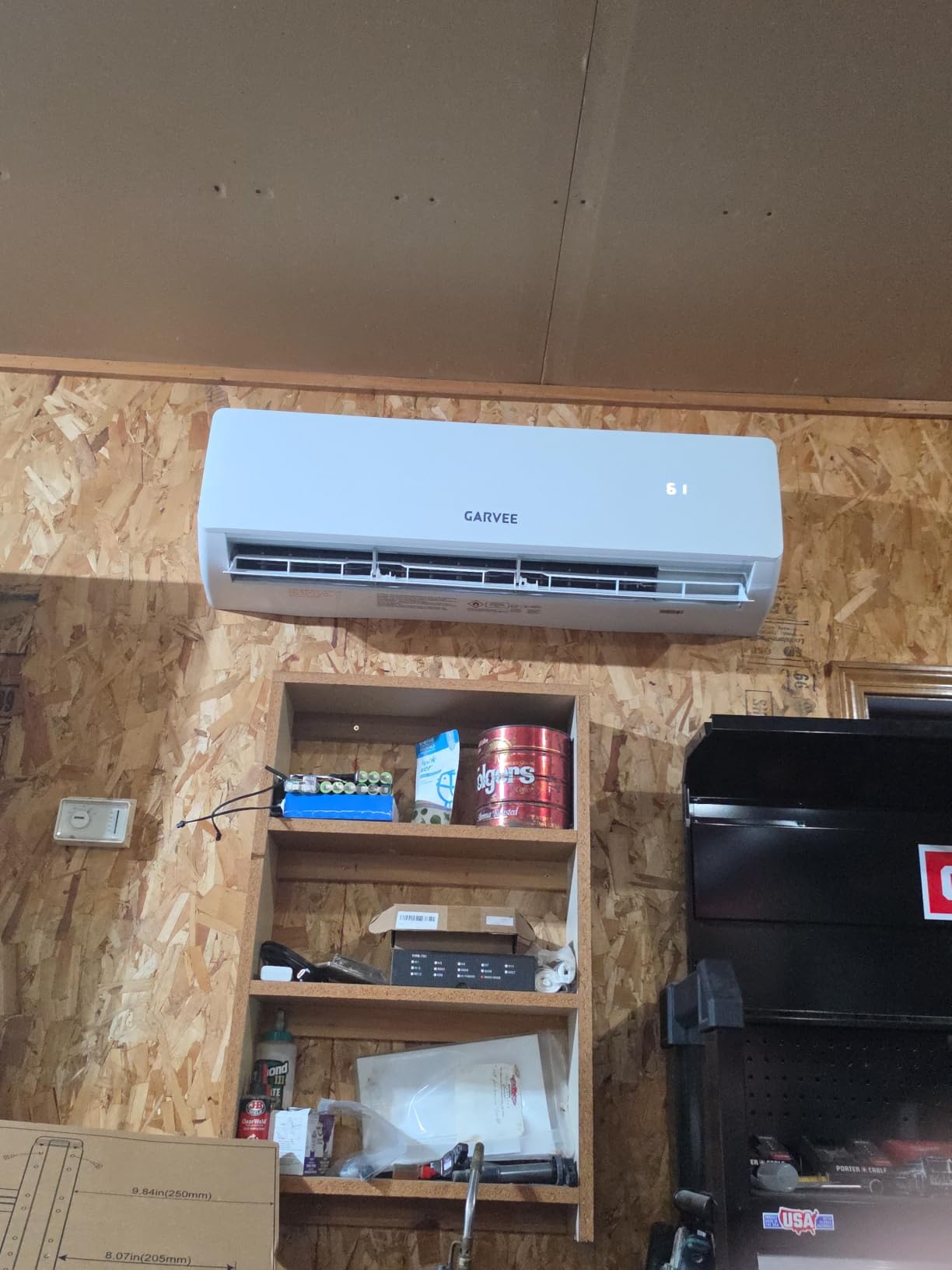 GarveeHome 18000 BTU Mini Split Air Conditioner Heat Pump System, 19 SEER2 230V Ductless AC Cool Up to 1250 Sq. Ft, Complete Installation Kit, White customer photo 2