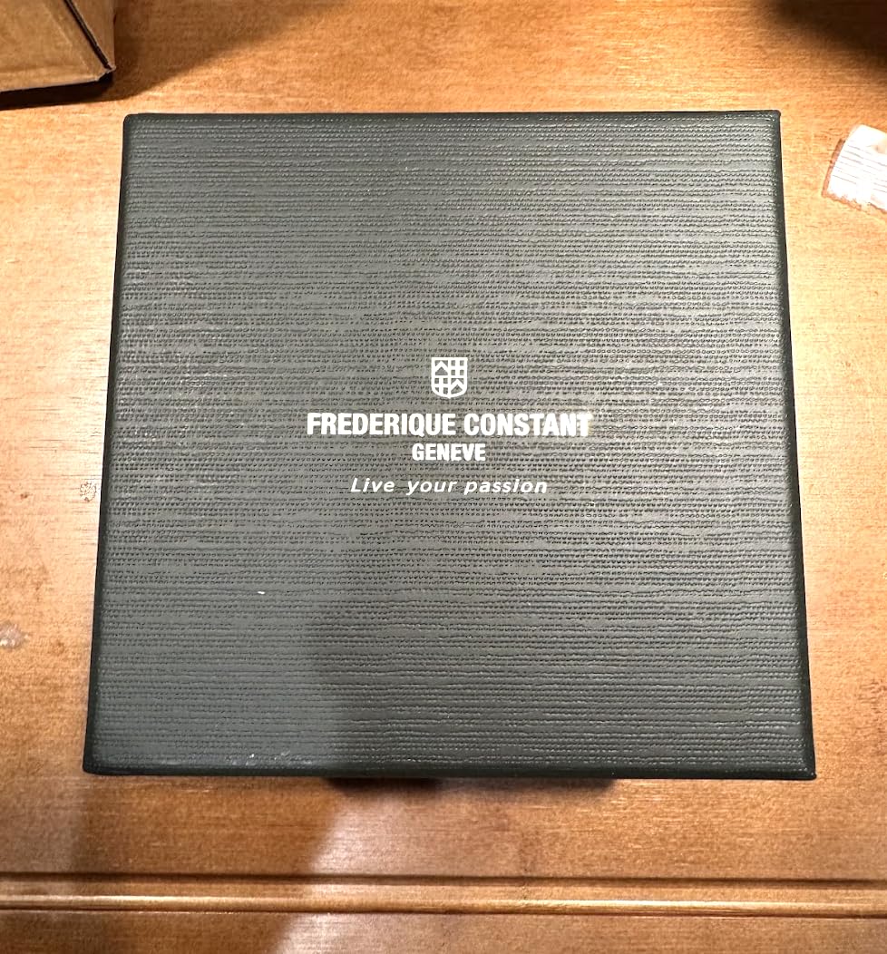 Frederique Constant Swiss Made Classic Quartz Moonphase Silver Stainless Steel Case Watch and Brown Leather Strap Blue Dial customer photo 1