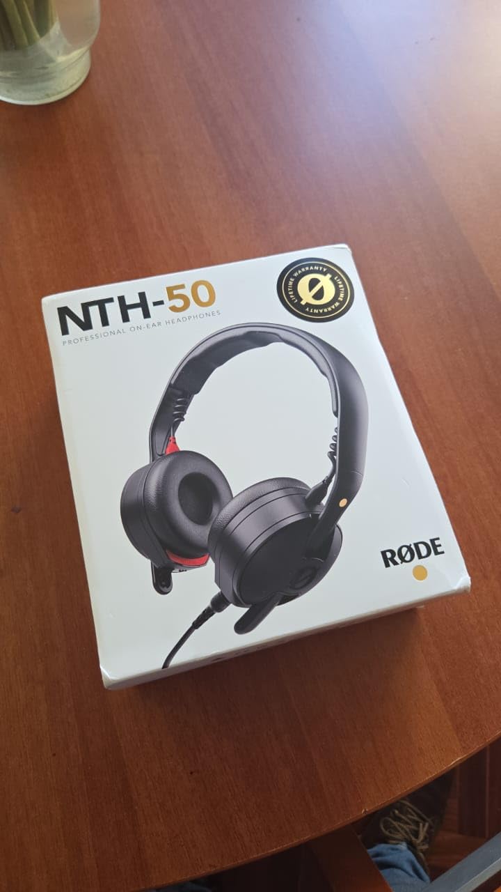 RODE NTH-50 Professional On-Ear Wired DJ Headphones | Durable, Comfortable, Hi-Fi Audio | Musicians, Filmmakers, Creators (Black) customer photo 1