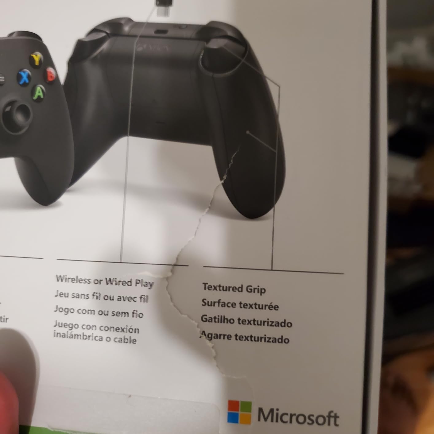 XBOX Wireless Gaming Controller + USB-C Cable | Carbon Black | Console, PC, & Cloud Devices | Textured Grip | Wireless, Bluetooth, USB-C Connectivity customer photo 1