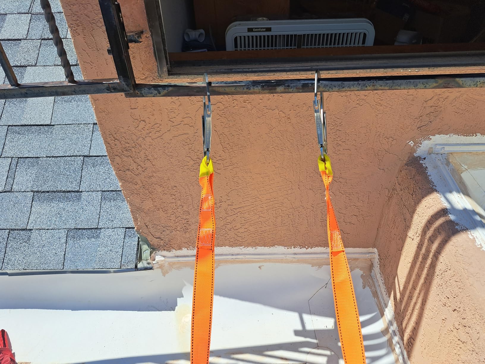 Fire Escape Ladder with 2 Heavy Hooks, 33.1 Feet Emergency Ladder 3 Story | Reusable Fire Safety Ladder for 2-3 Story Home, Quick Deployment Fire Ladder Rope Ladder for Balcony Window Railing Treehouse customer photo 1
