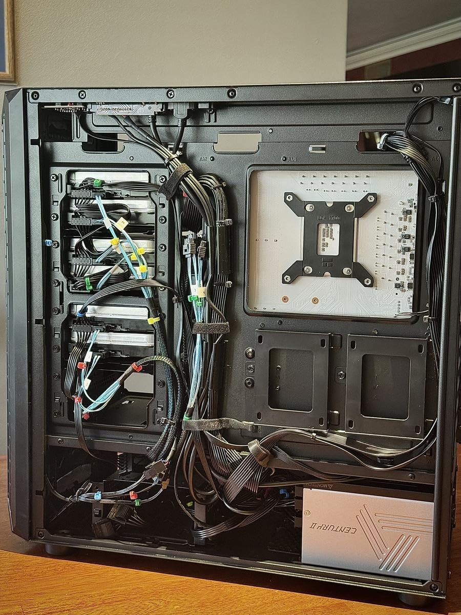 MONTECH Century II - 850W High-End ATX Gaming Power Supply - 80 Plus Gold & Cybenetics Platinum - Fully Modular - ATX 3.1 & PCIe 5.1 Ready with 12V-2x6 Cable - 10 Years Warranty customer photo 2