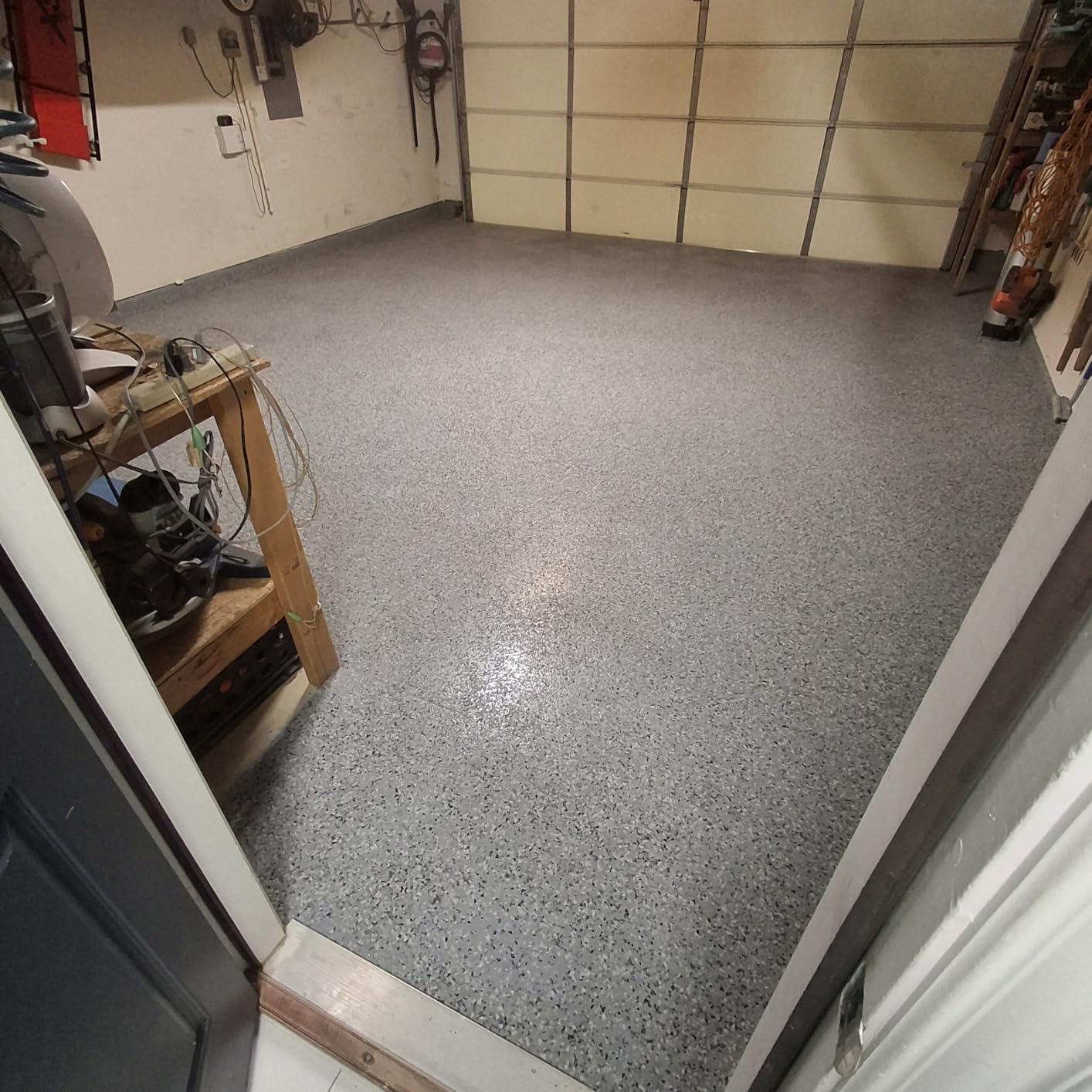 Gorilla Epoxy Garage Floor Coating Kit, 12 Pieces, 550 sq. ft. Coverage | High Gloss Gray Finish, 100% Solids, Superior Adhesion, Incredibly Durable, Ideal for Concrete Flooring customer photo 2