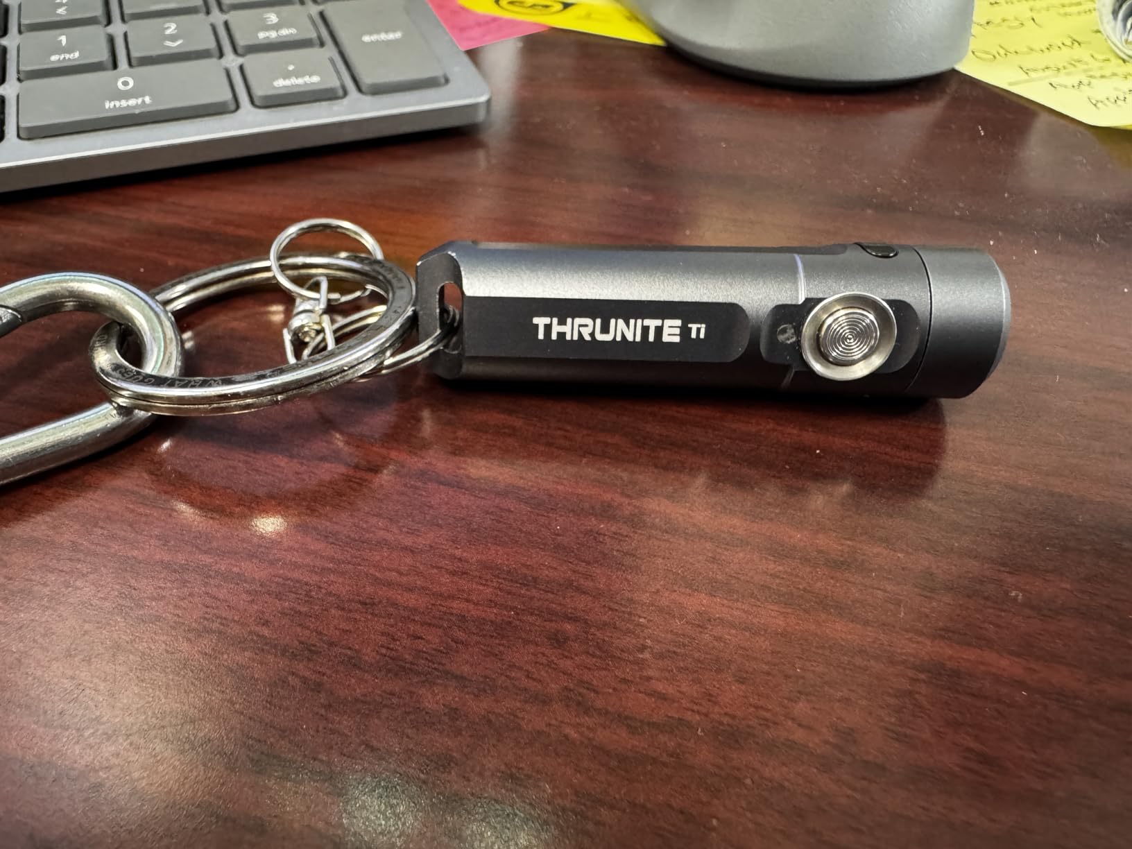 ThruNite Ti Keychain Flashlight, USB-C Rechargeable EDC Pocket Light, 650 Lumens with Magnetic Tailcap, 5 Modes, IPX-6 Waterproof customer photo 2