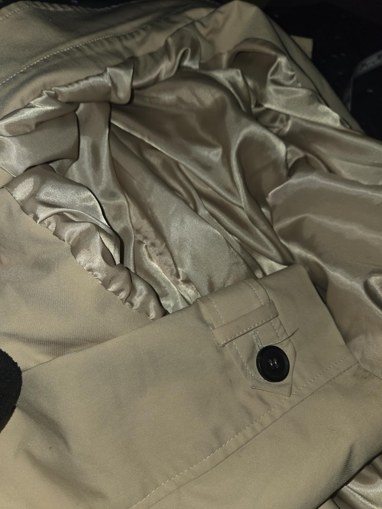 Gafeng Men's Trench Coat Belted Windbreaker Long Jacket Windproof Overcoat customer photo 1