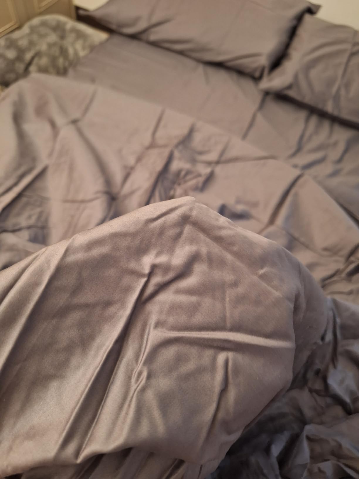 Ivellow 100% Egyptian Cotton Sheets Queen Size Set - 1200 Thread Count 6 PC, 18