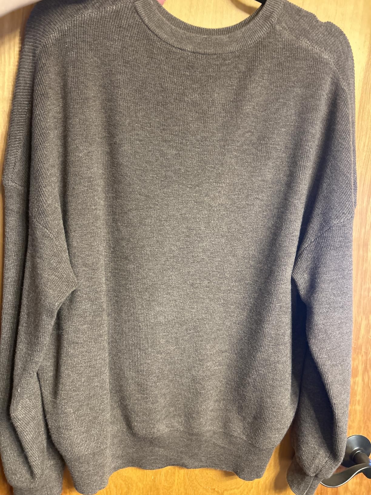 Arach&Cloz Women's Wool Blend Oversized Crewneck Fall Casual Sweater | Long Sleeve, Anti-pilling, Wrinkle-Resistant, Business Casual, Work Top, Teacher Outfits, Fashion 2026 customer photo 2