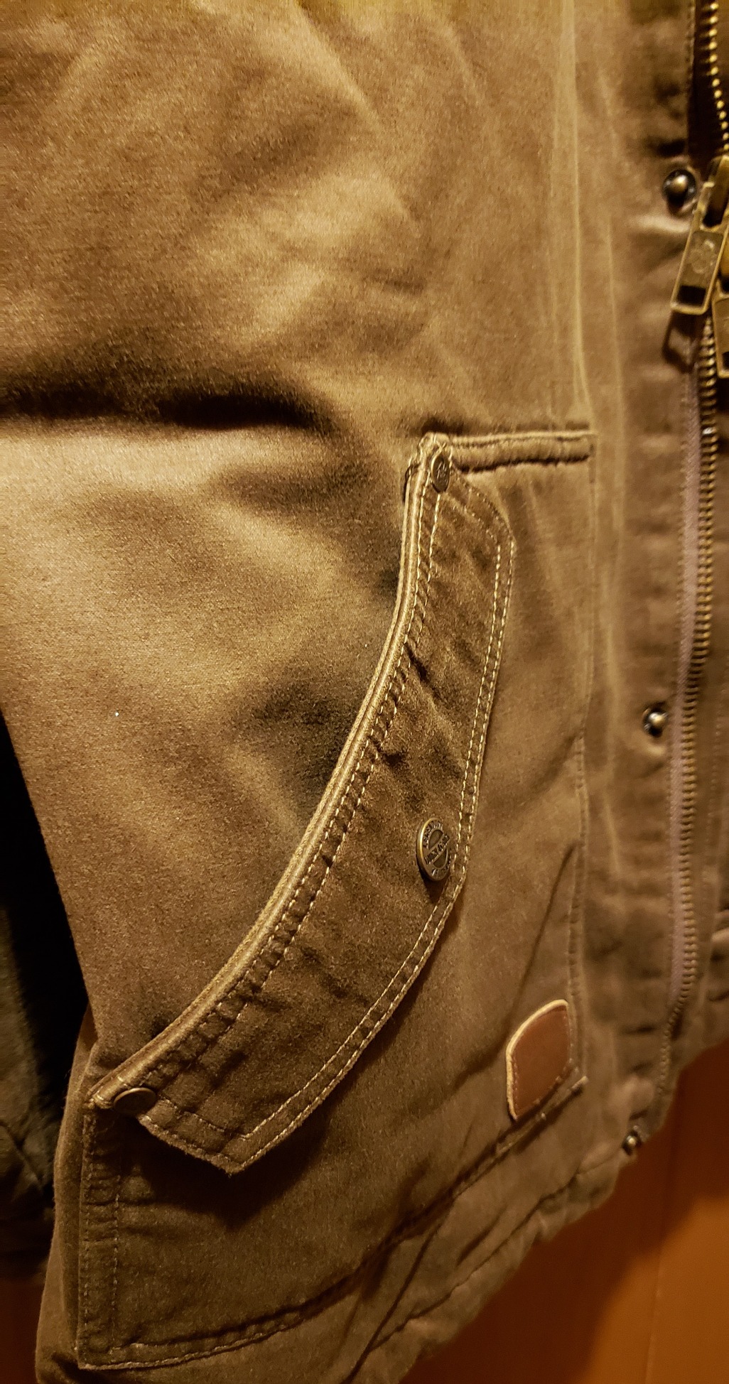 Legendary Whitetails Mens Barn Chore Coat Vintage Waxed Cotton Water Resistant Work Jacket customer photo 2