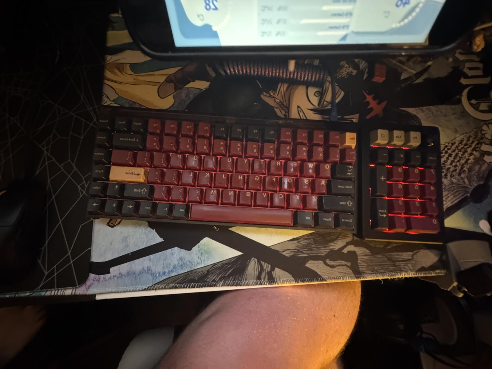 EPOMAKER EK21 VIA Gasket Number Pad with 1000mAh Battery, BT 5.0/2.4GHz/Wired Hot-Swap Numpad with Aluminum Alloy knob, Programmable for Win/Mac/Gaming customer photo 1