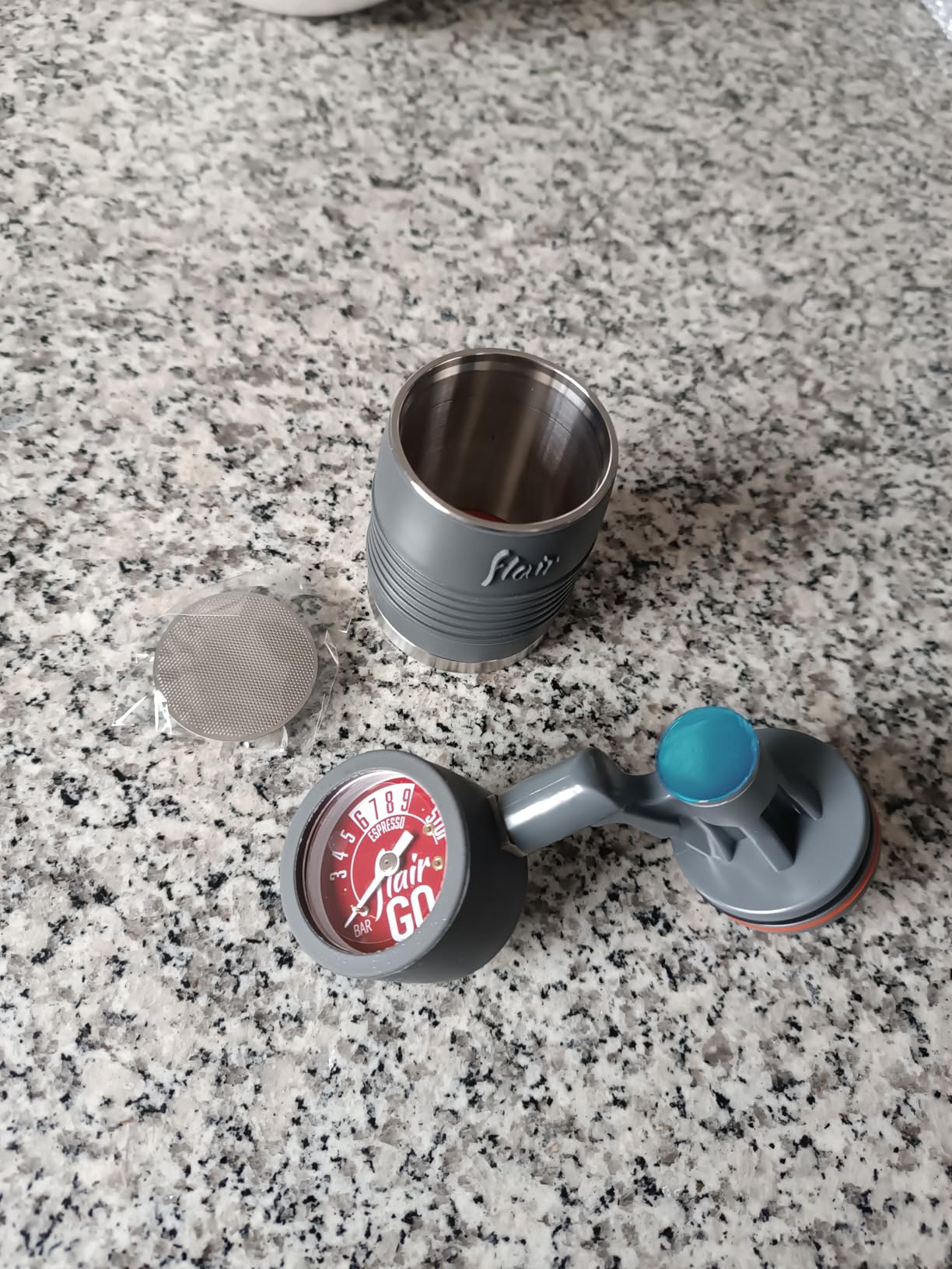 Flair 2GO: Portable, Collapsible Lever Espresso Machine for 9BAR Espresso Anywhere (Grounds Model) customer photo 1
