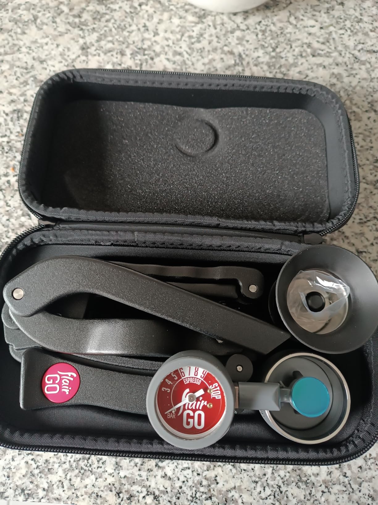 Flair 2GO: Portable, Collapsible Lever Espresso Machine for 9BAR Espresso Anywhere (Grounds Model) customer photo 2
