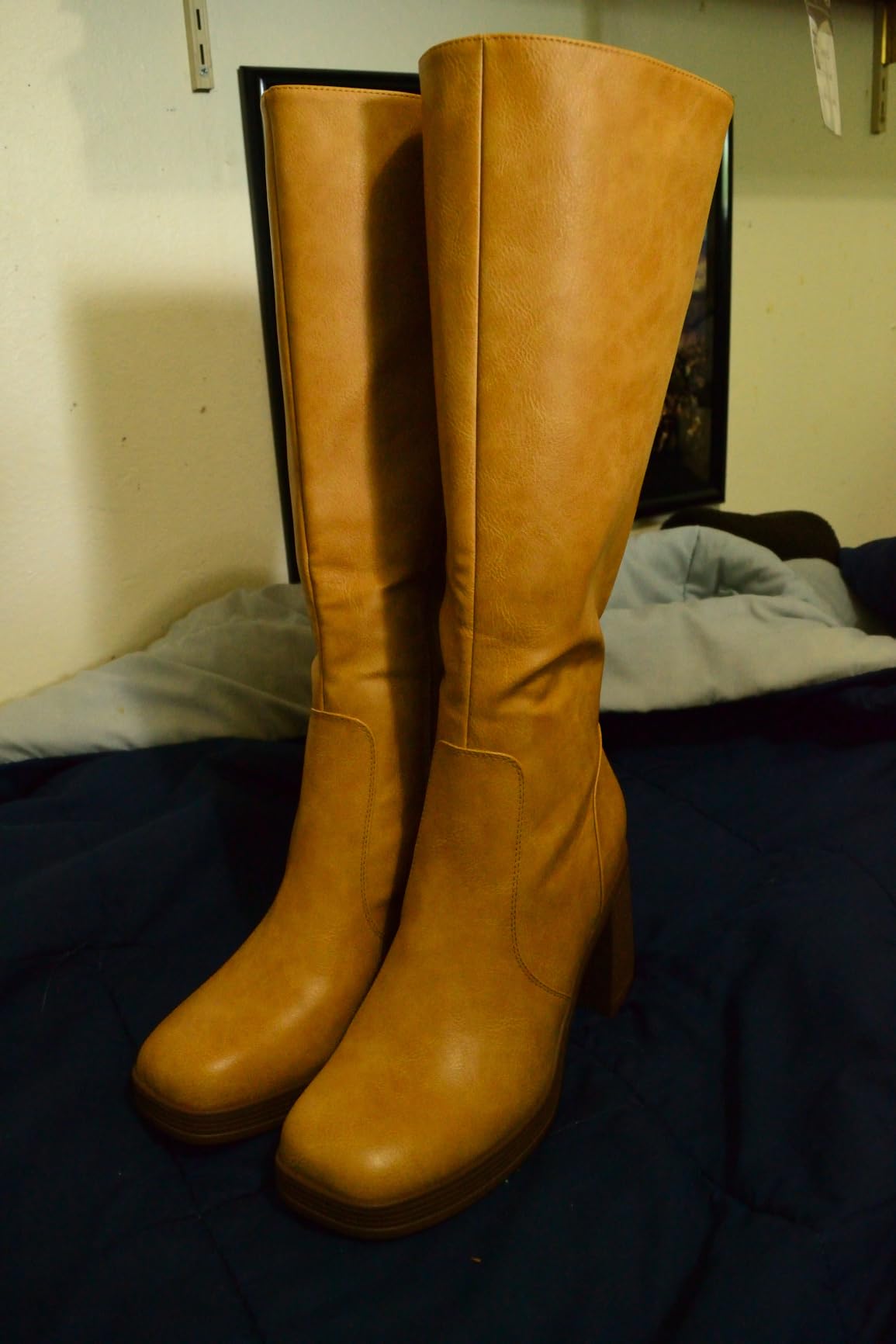 Women's Knee High Platform Heel Boots customer photo 1