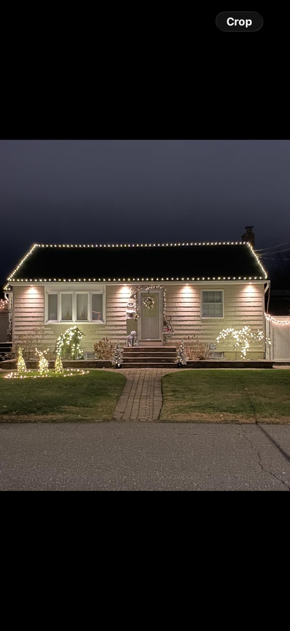 81FT 100 LED C9 Christmas Lights Outdoor Waterproof, Warm White | Christmas Outdoor String Lights with 100 Spring Clips, Commercial Grade Extendable Perfect for Roofline Patio House XmasDecor customer photo 1