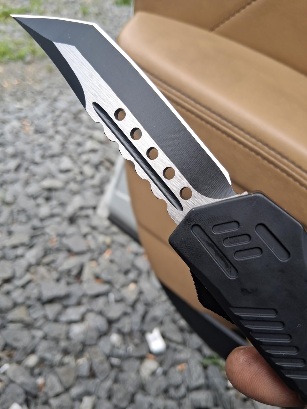 Outdoor Pocket Knife, Portable Camping Knife with Belt Clip customer photo 1