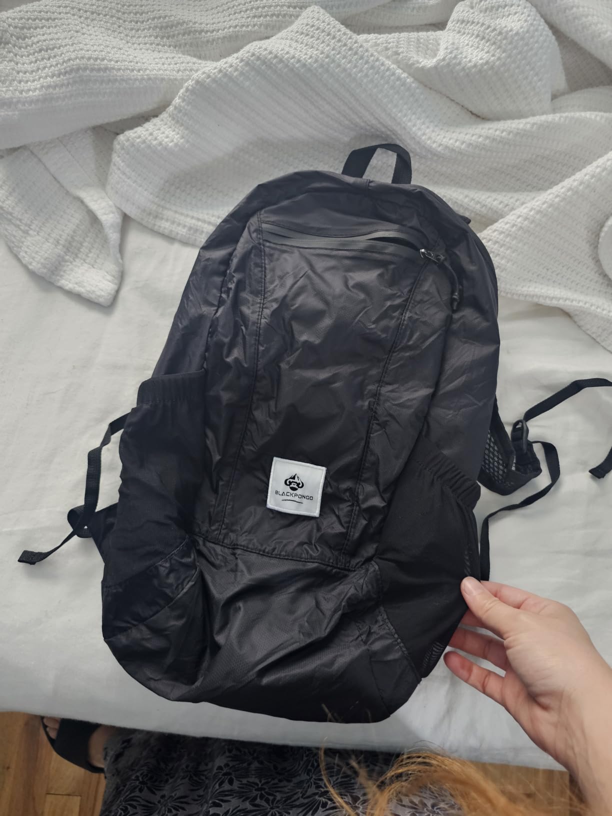 Small Backpack 18L Lightweight Packable Backpack for Travel, Airplane Travel Hiking Daypack (Green) customer photo 1