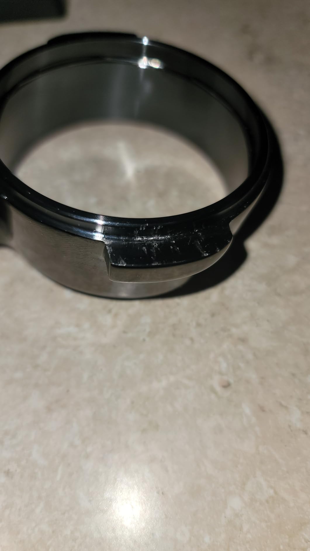 MHW-3BOMBER 58mm Bottomless Portafilter Fits E61, Flair 58, ECM, Rocket, Sanremo, Synesso, VBM Coffee Machines, 2 Ears Flat Espresso Portafilter with 18g Filter Basket, Wood Handle, BP7120L customer photo 2