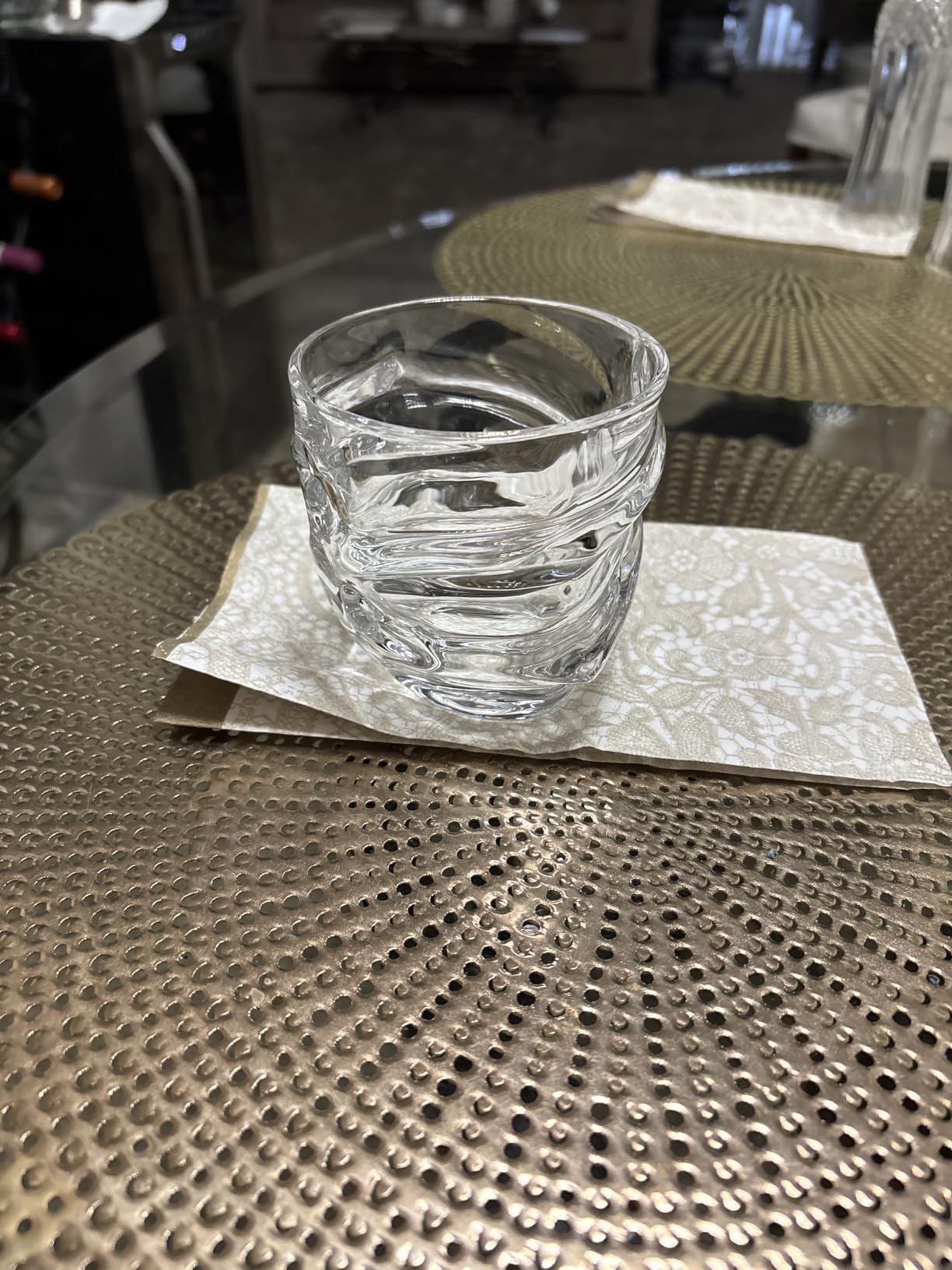 TSUKIGLASS Storm Crystal Cocktail Whiskey Glasses Set of 4, Gift for Men | Japanese Old Fashioned Rocks Tumblers, 8.45oz, Lead-Free Crystal, Gift-Ready Box customer photo 2
