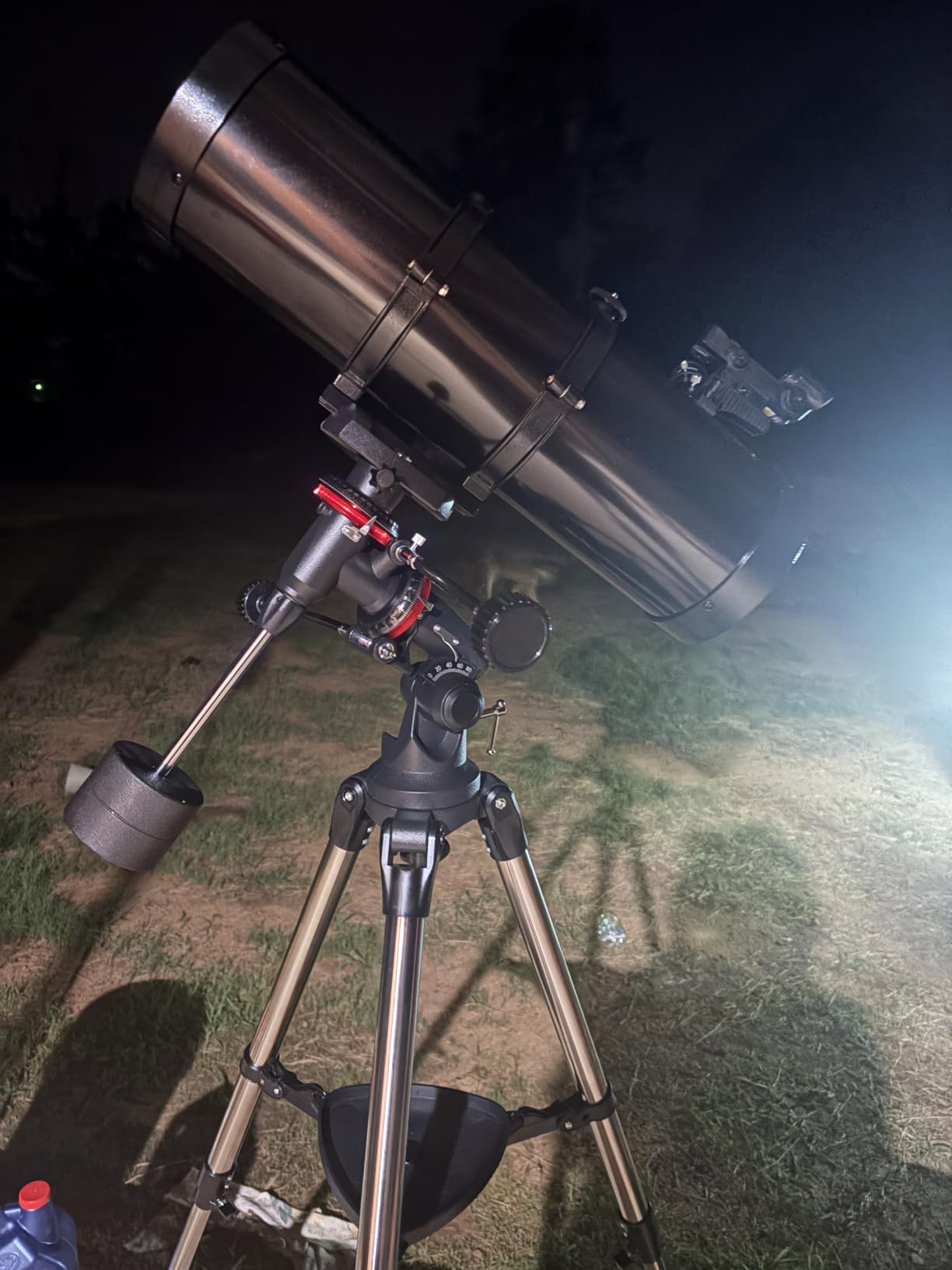 MEEZAA Telescope, 150EQ Newtonian Reflector Telescope for Adults Astronomy Beginners - Professional Astronomical Telescopes with Equatorial Mount customer photo 1